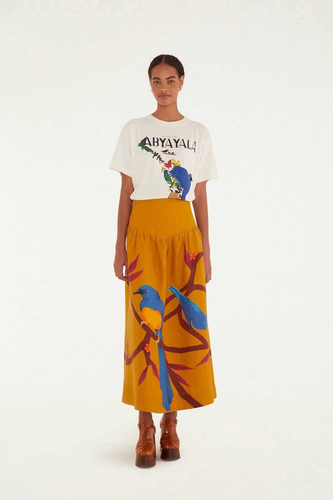 Off-White Abya Yala Organic Cotton T-Shirt - Image 4