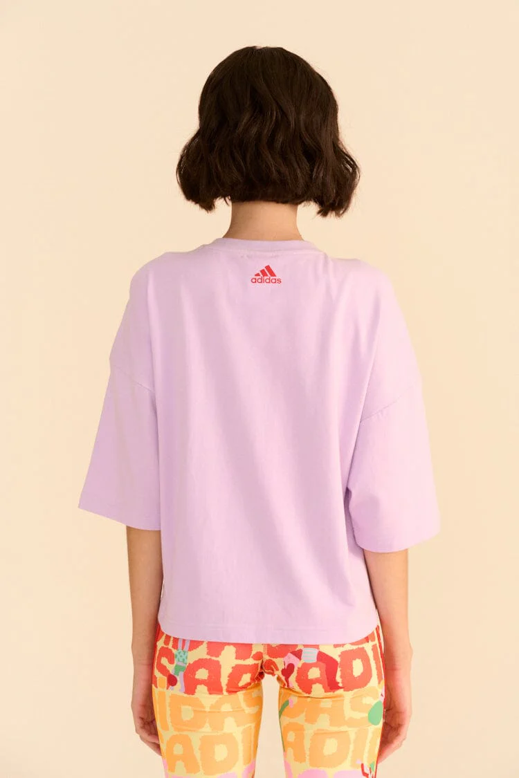 Adidas Farm Gfx Tee Purple - Image 4