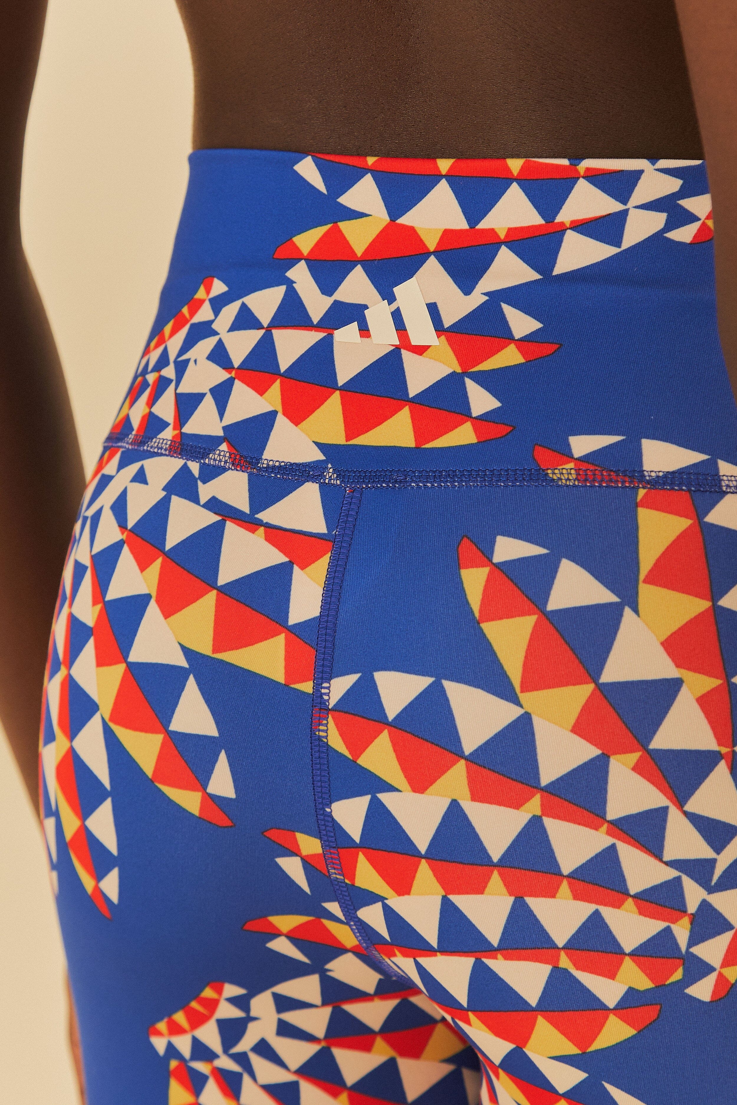 Adidas Farm Psychedelic Wave Blue Leggings - Image 3