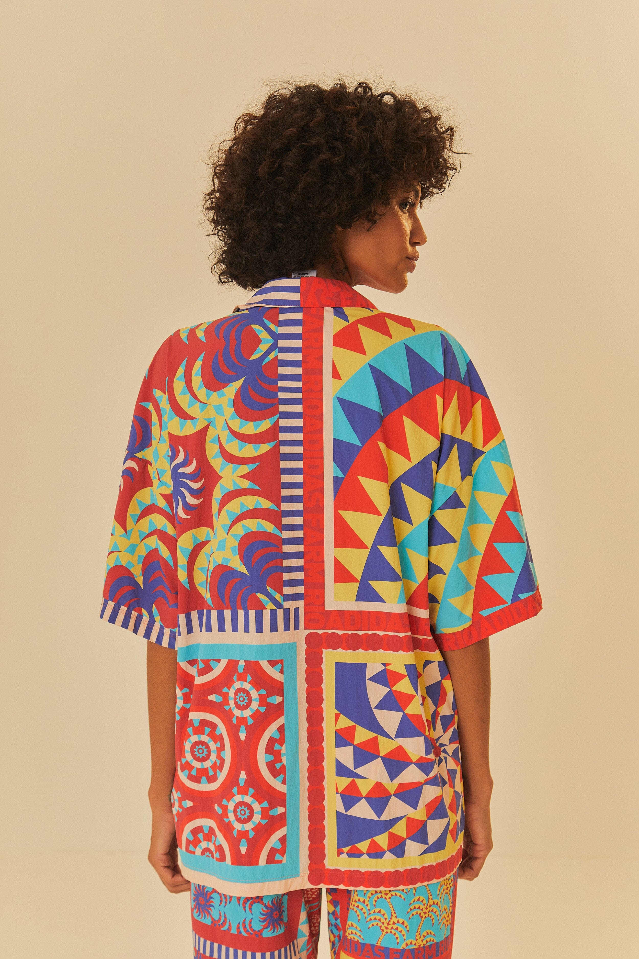 Adidas Farm Solar Kaleidoscope Blue Top - Image 4