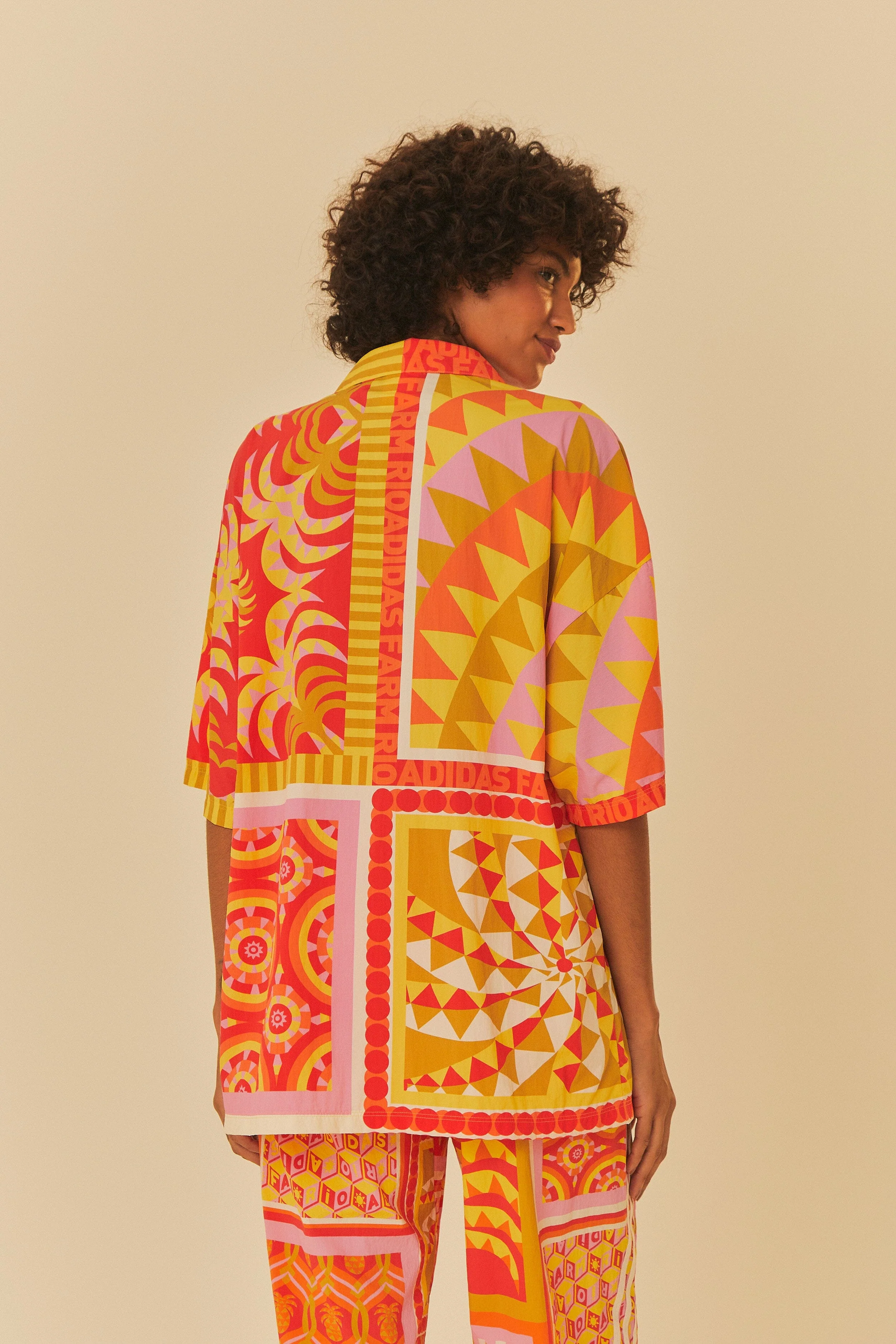 Adidas Farm Solar Kaleidoscope Pink Top - Image 4