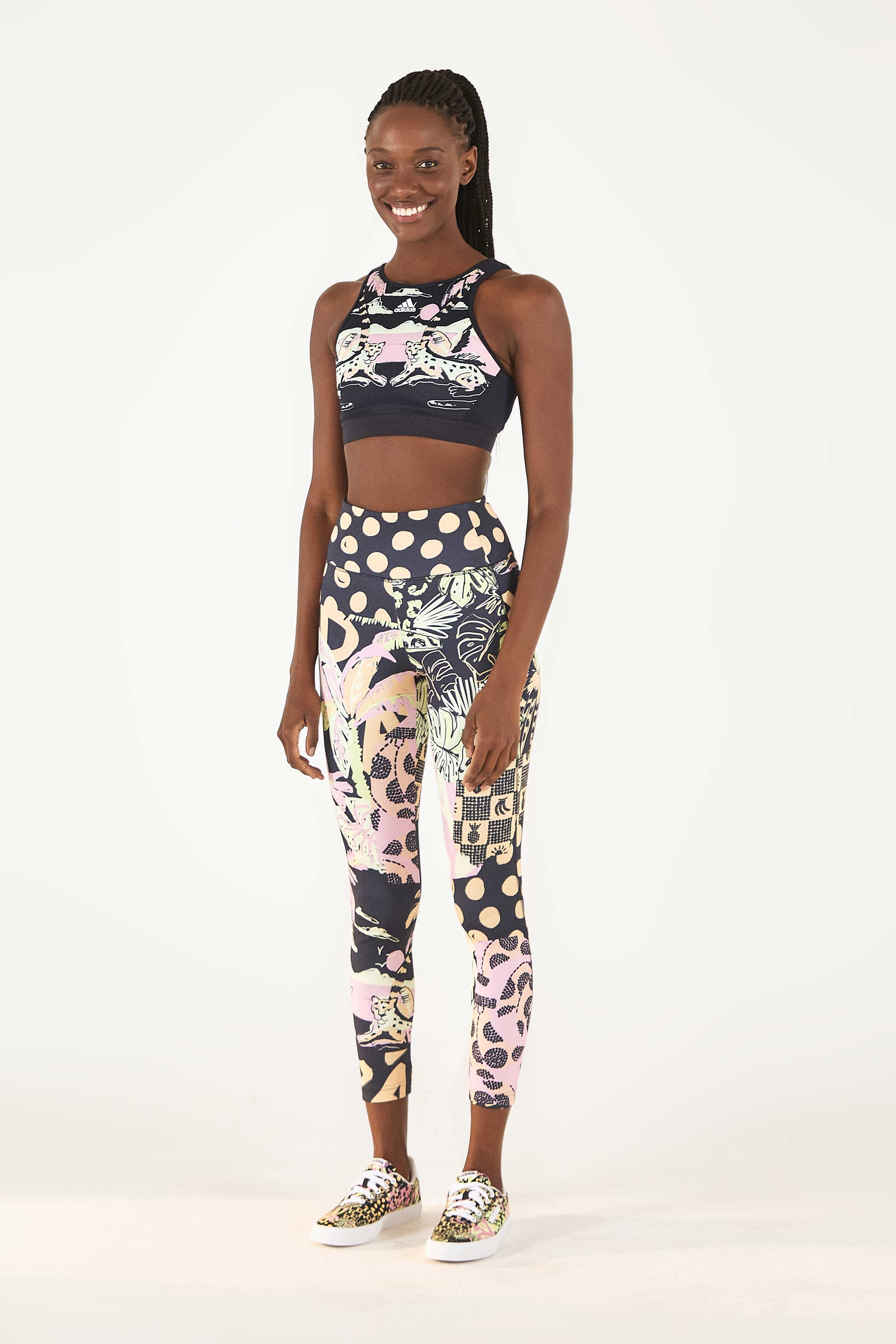 ADIDAS FARM TOTALLY NEW RIO SPORTS BRA PINK - Image 4
