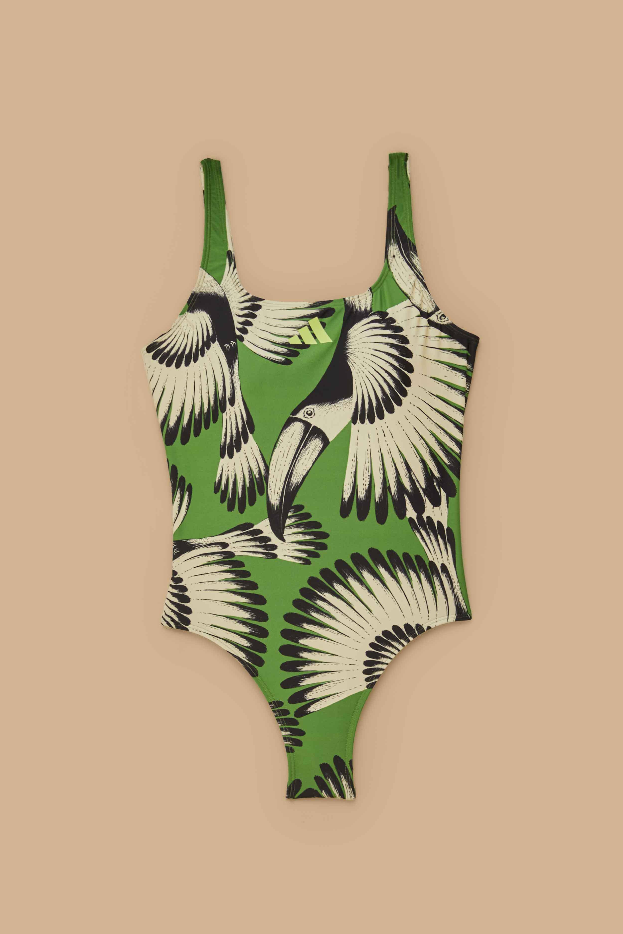 Adidas Toucan Wings Crew Green  Swimsuit - Image 4