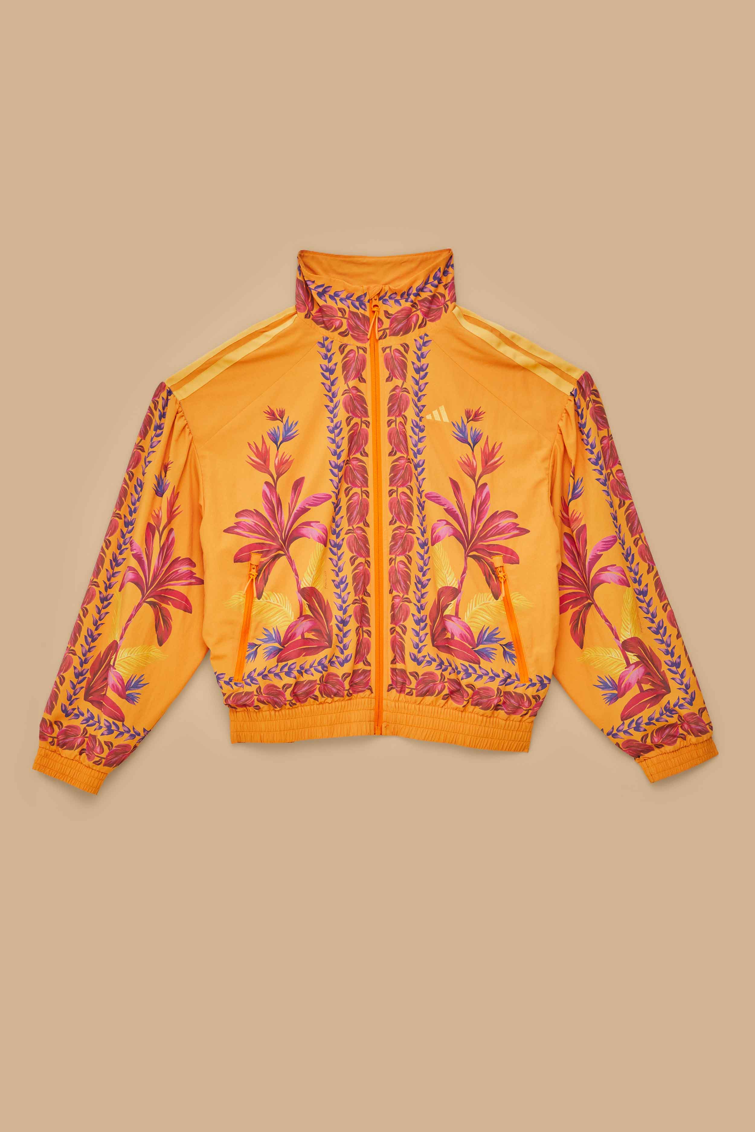 Adidas Tropical Breeze Bright Orange Jacket - Image 5