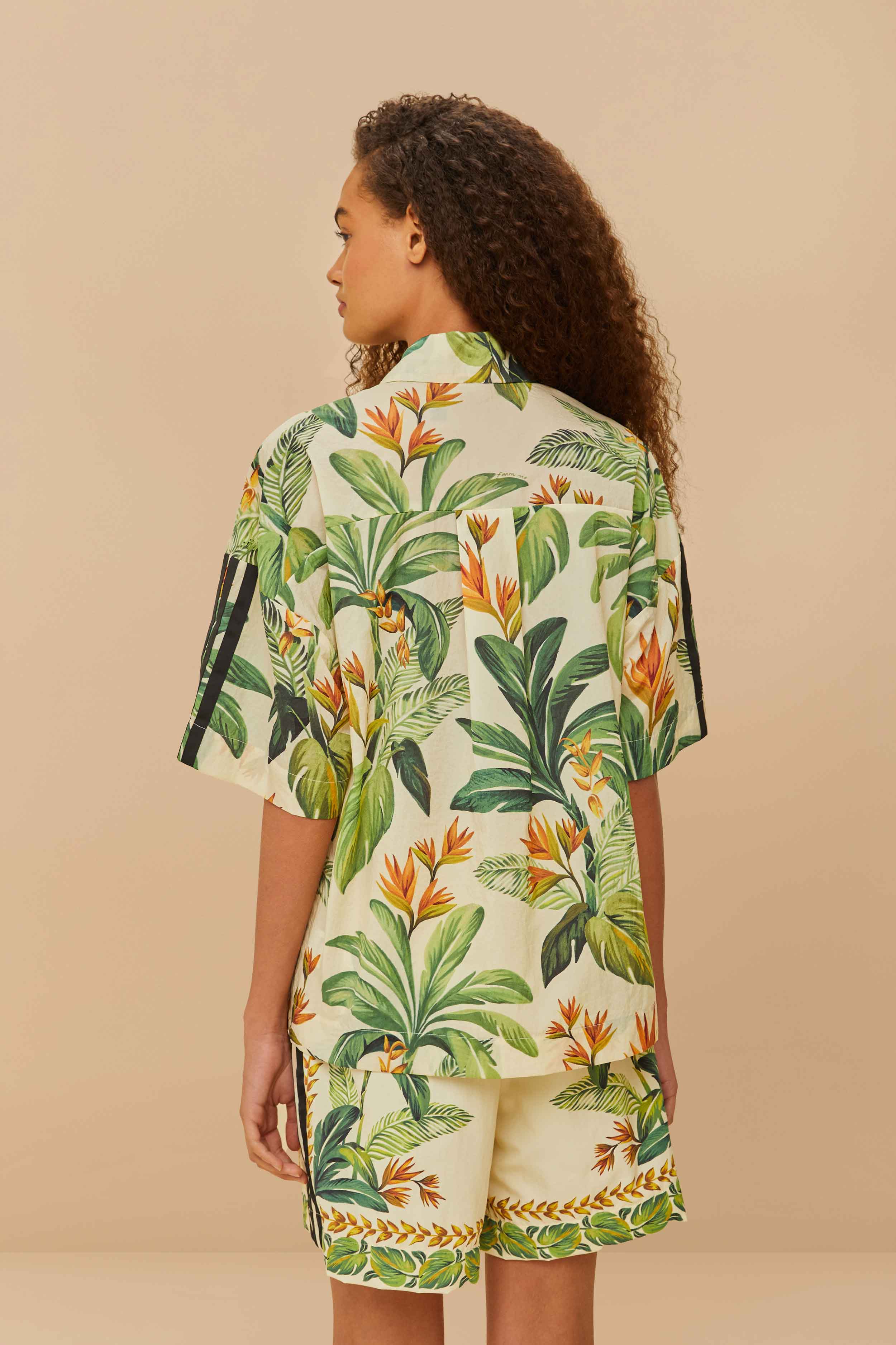 Adidas Tropical Breeze Cream White Shirt - Image 3
