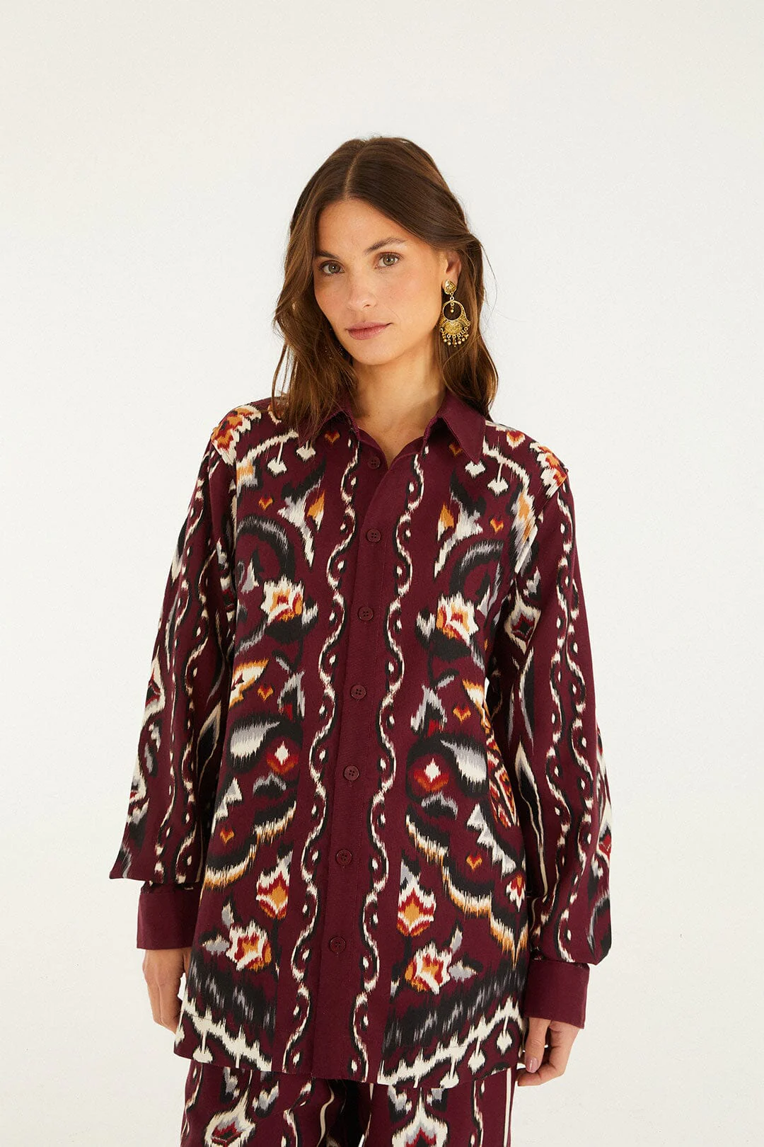 Sand Ainika Pineapple Ikat Shirt - Image 3