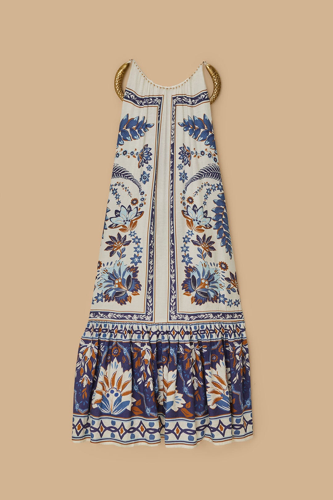 Off-White Ana Tapestry Fish Strap Maxi Dress - Image 5