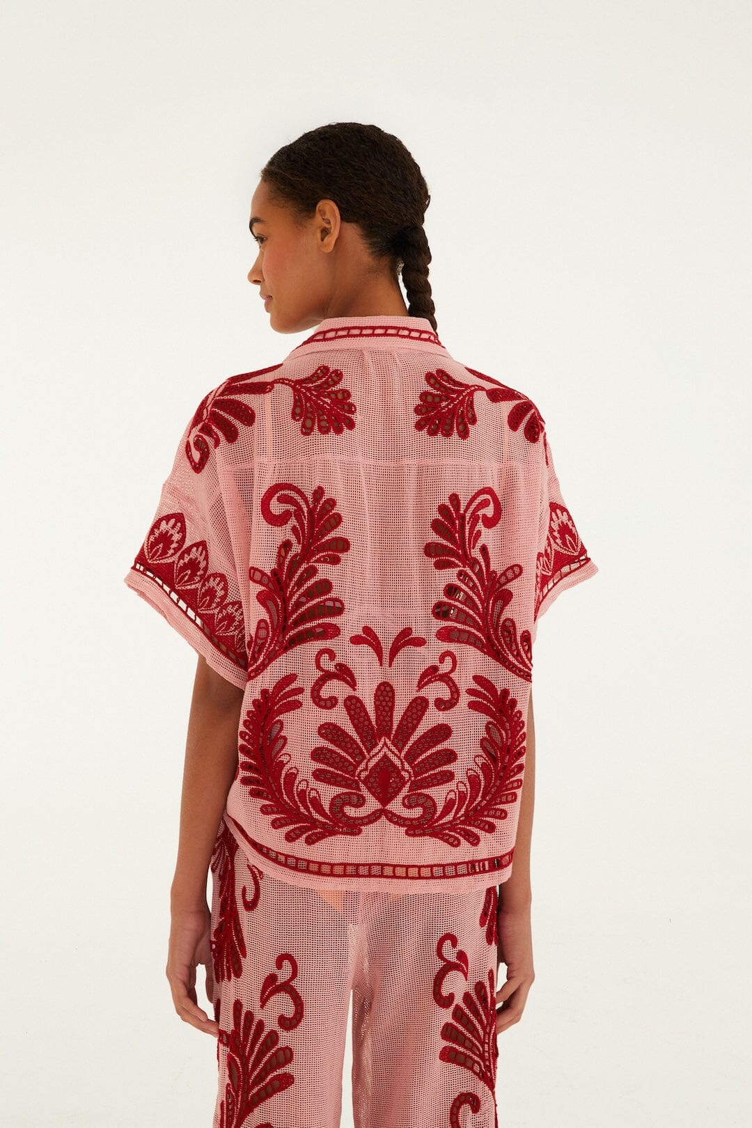 Light Pink Arabesc Blouse - Image 3