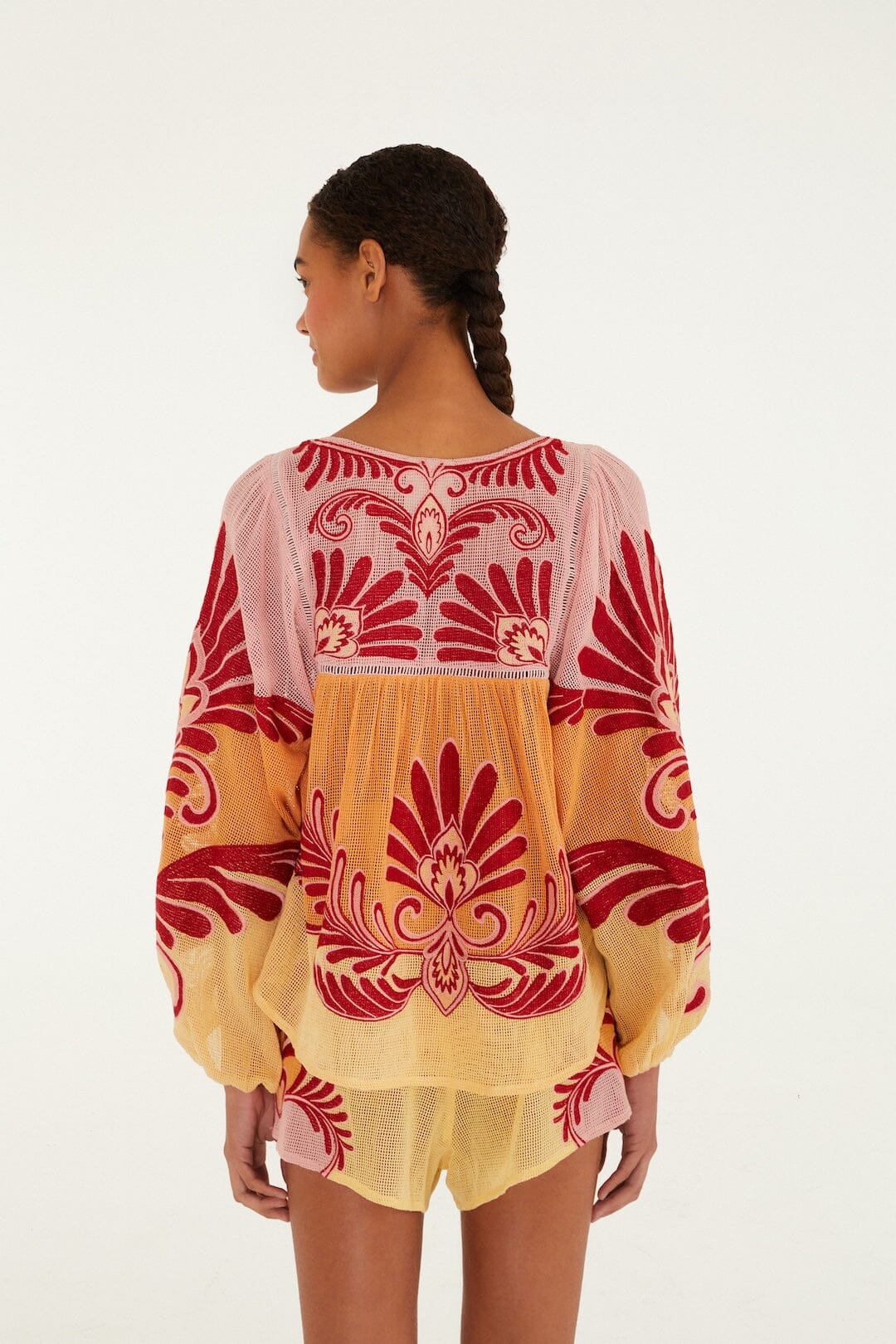 Soft Yellow Arabesc Blouse - Image 3