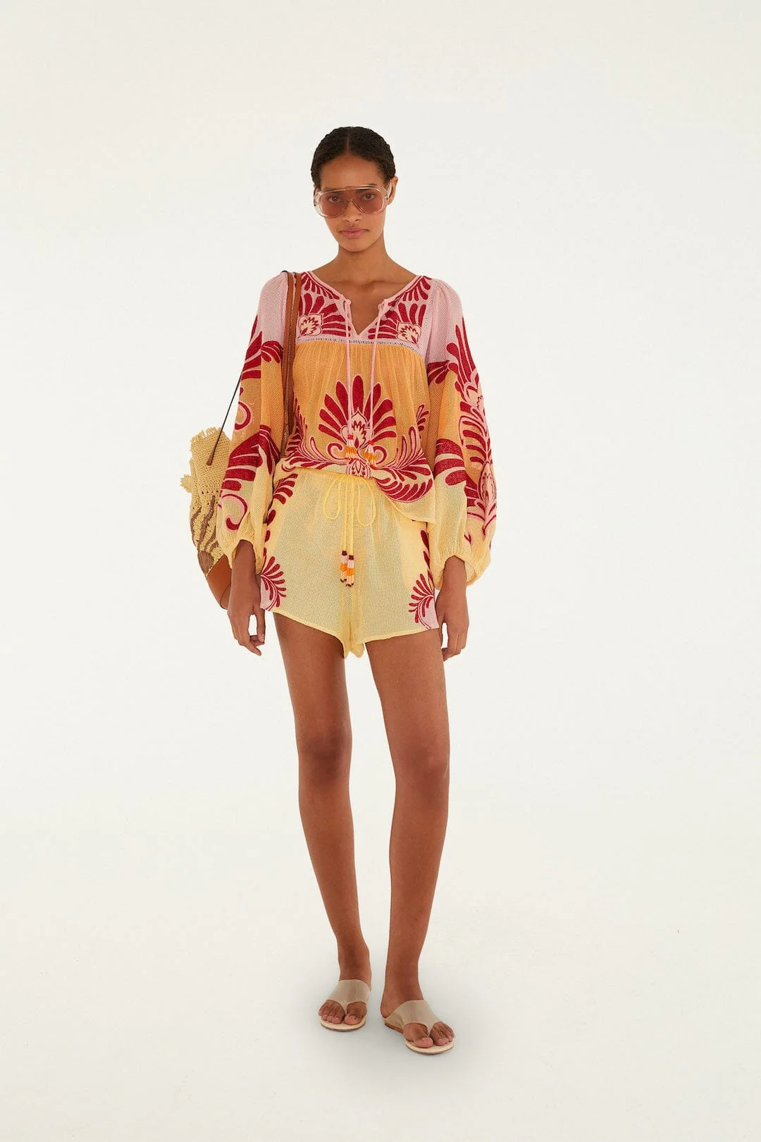 Soft Yellow Arabesc Blouse - Image 4