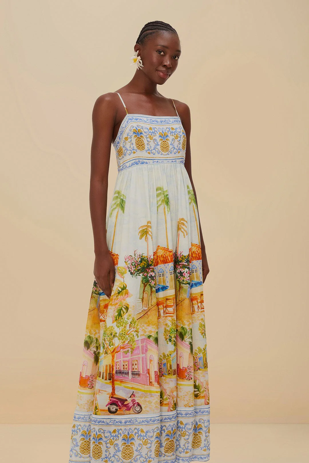 Multicolor Aracati Maxi Dress - Image 3