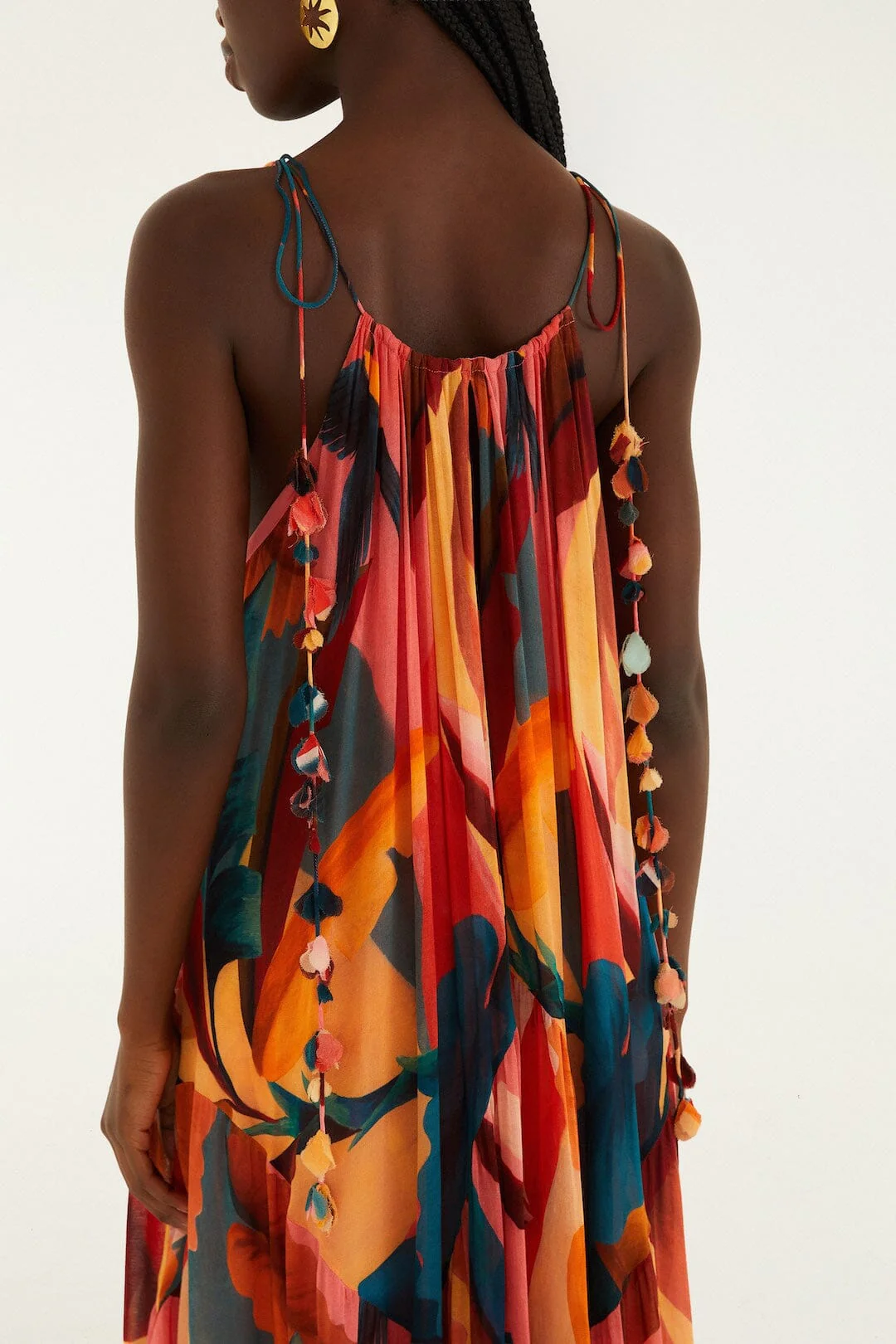 Multicolor Atlantic Rainforest Sleeveless Maxi Dress - Image 5