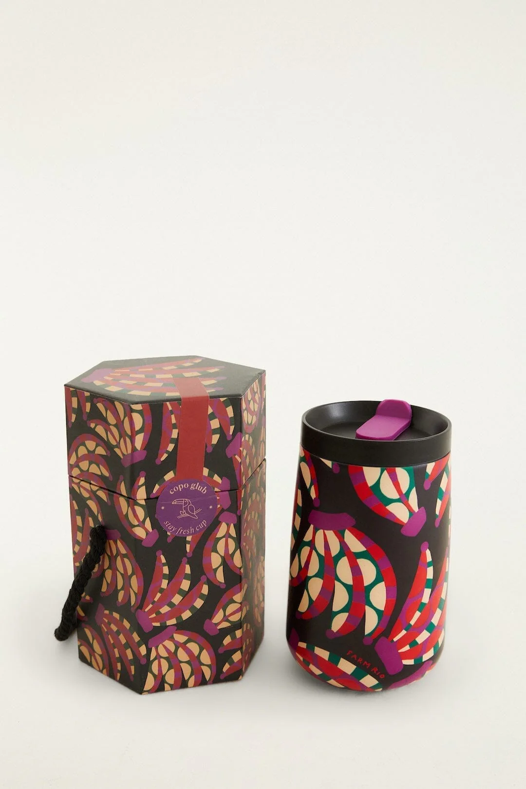 Banana Dots Insulated Stay Fresh Cup - Image 3