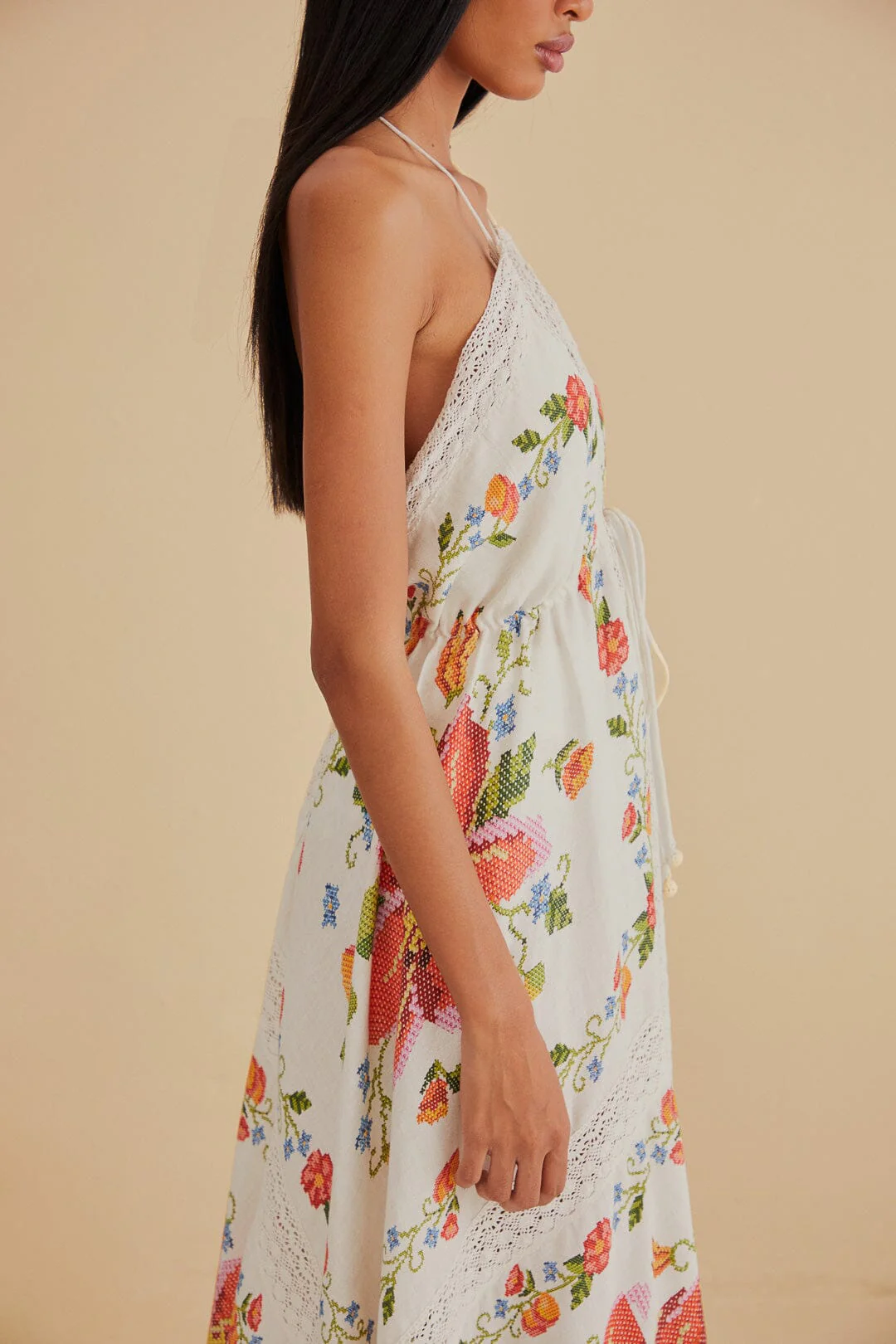 White Banana Vitamin Lace Cover Up - Image 3