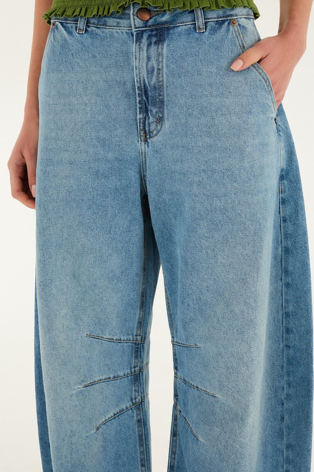 Barrel Denim Pants - Image 2