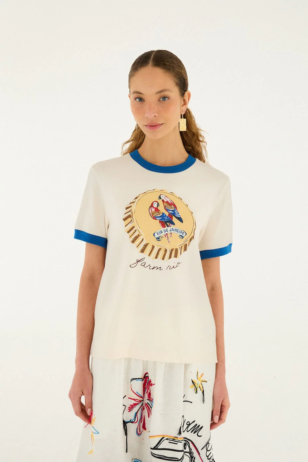Off-White Beer Cap Organic Cotton Baby T-Shirt