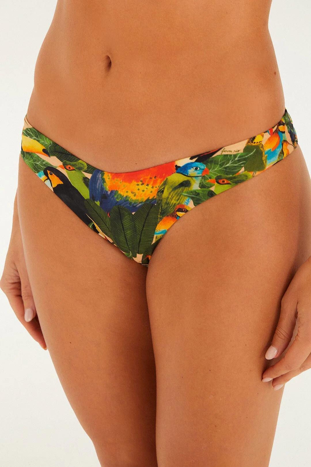 Bird Leaves Low Bikini Bottom - Image 3