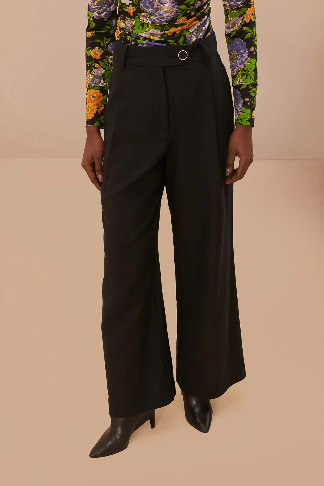 Black Hight Waisted Pants - Image 2