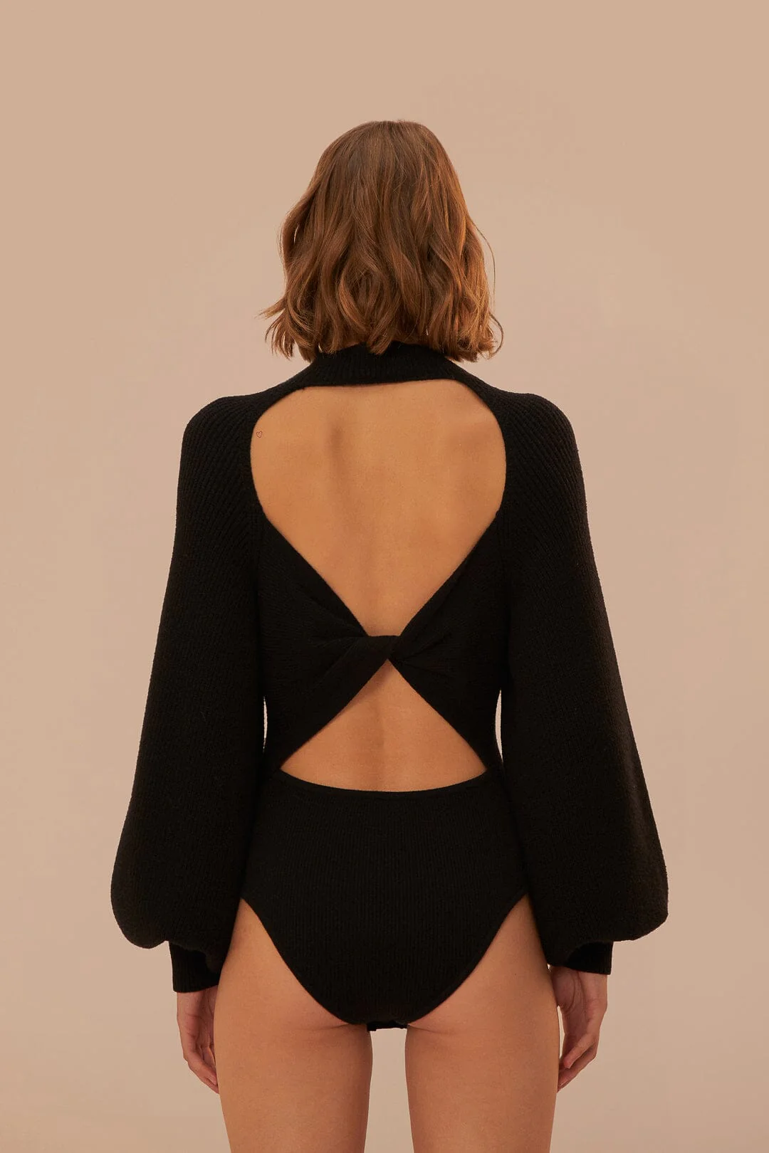 Black Knit Bodysuit - Image 4