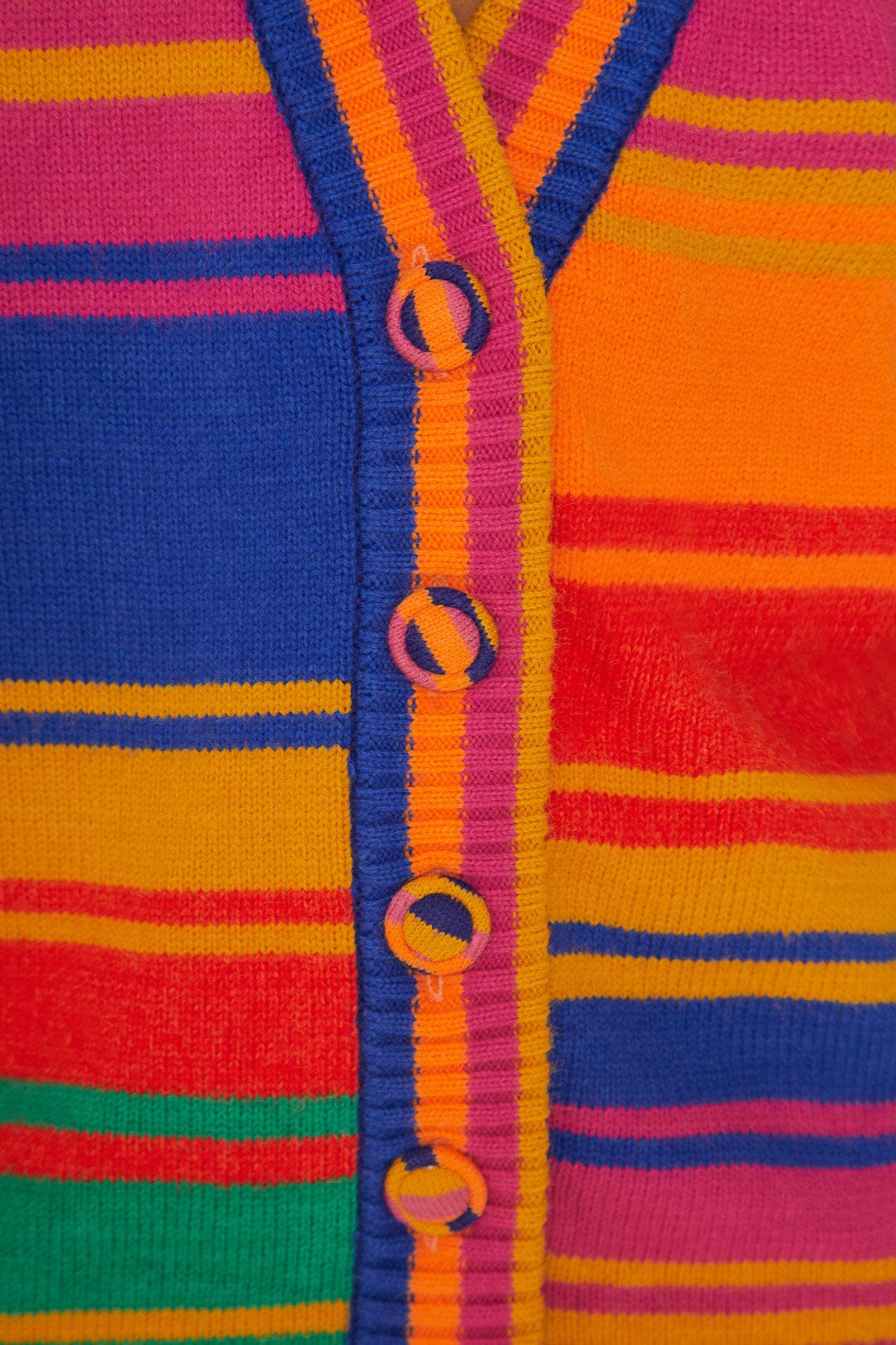 Bold Stripes Knit Cardigan - Image 3