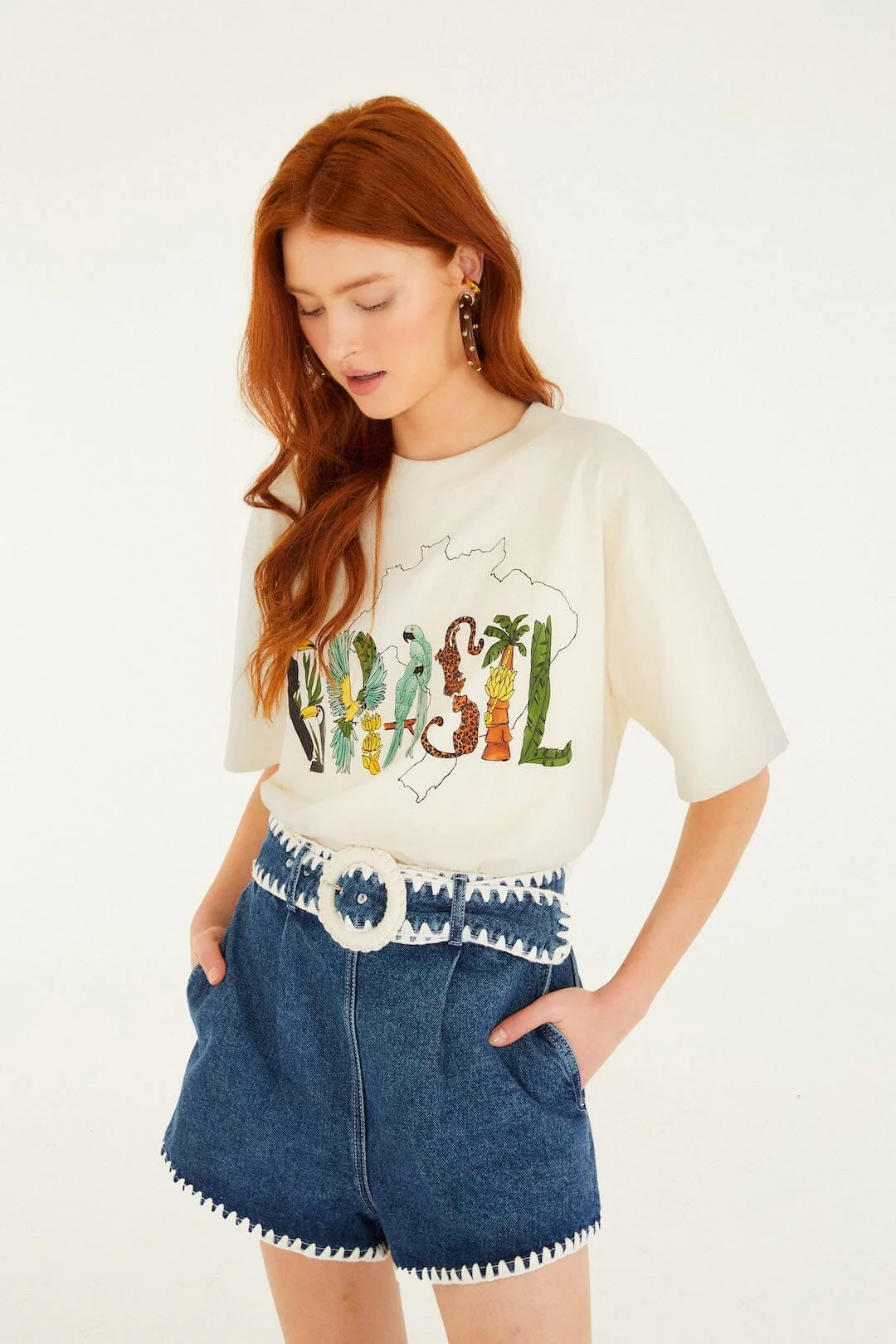 Off-White Brasil Organic Cotton T-Shirt - Image 4