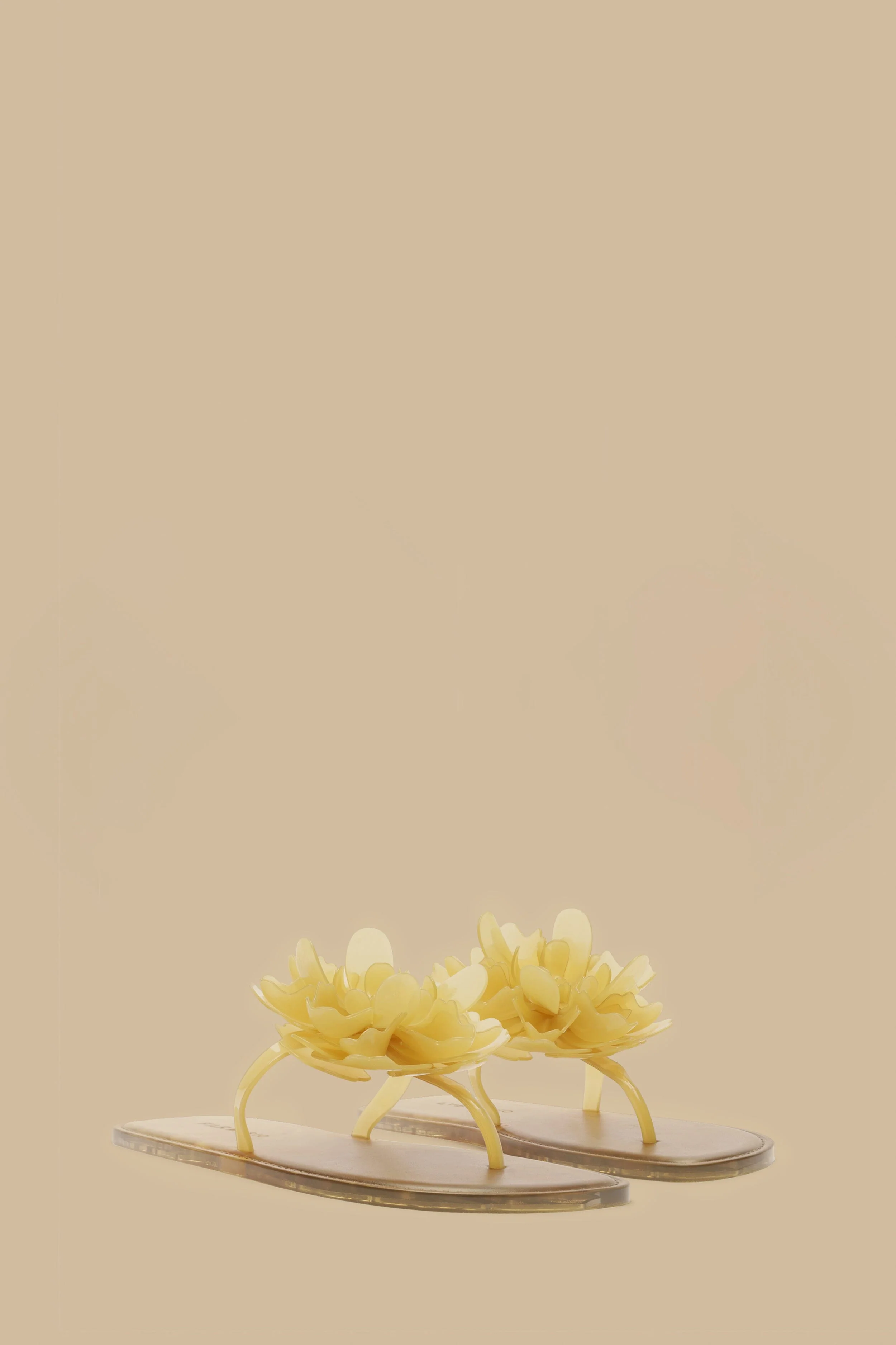 Buttermilk Flower Jelly Flat Sandal - Image 3