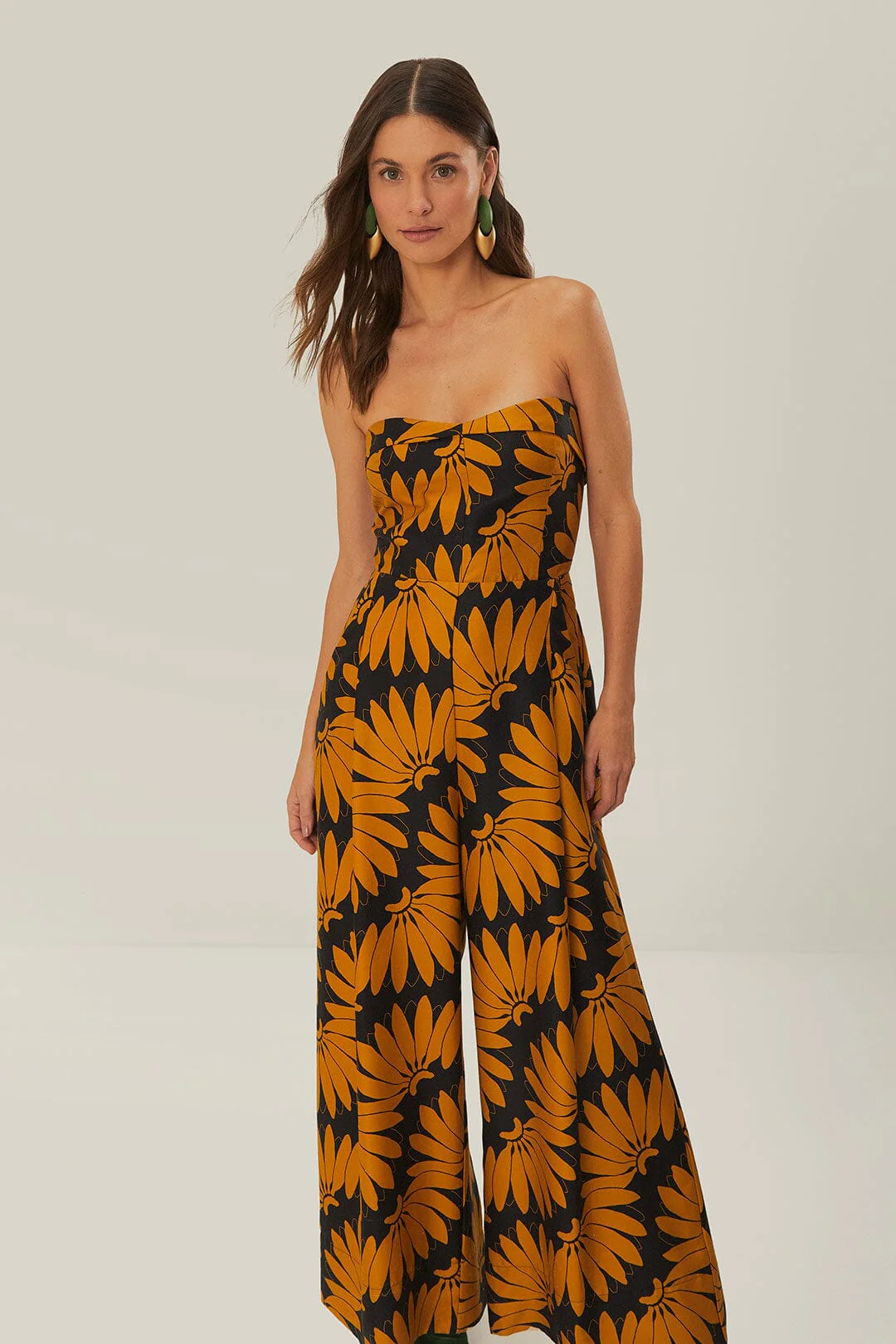 Yellow Copabanana Strapless Jumpsuit - Image 2