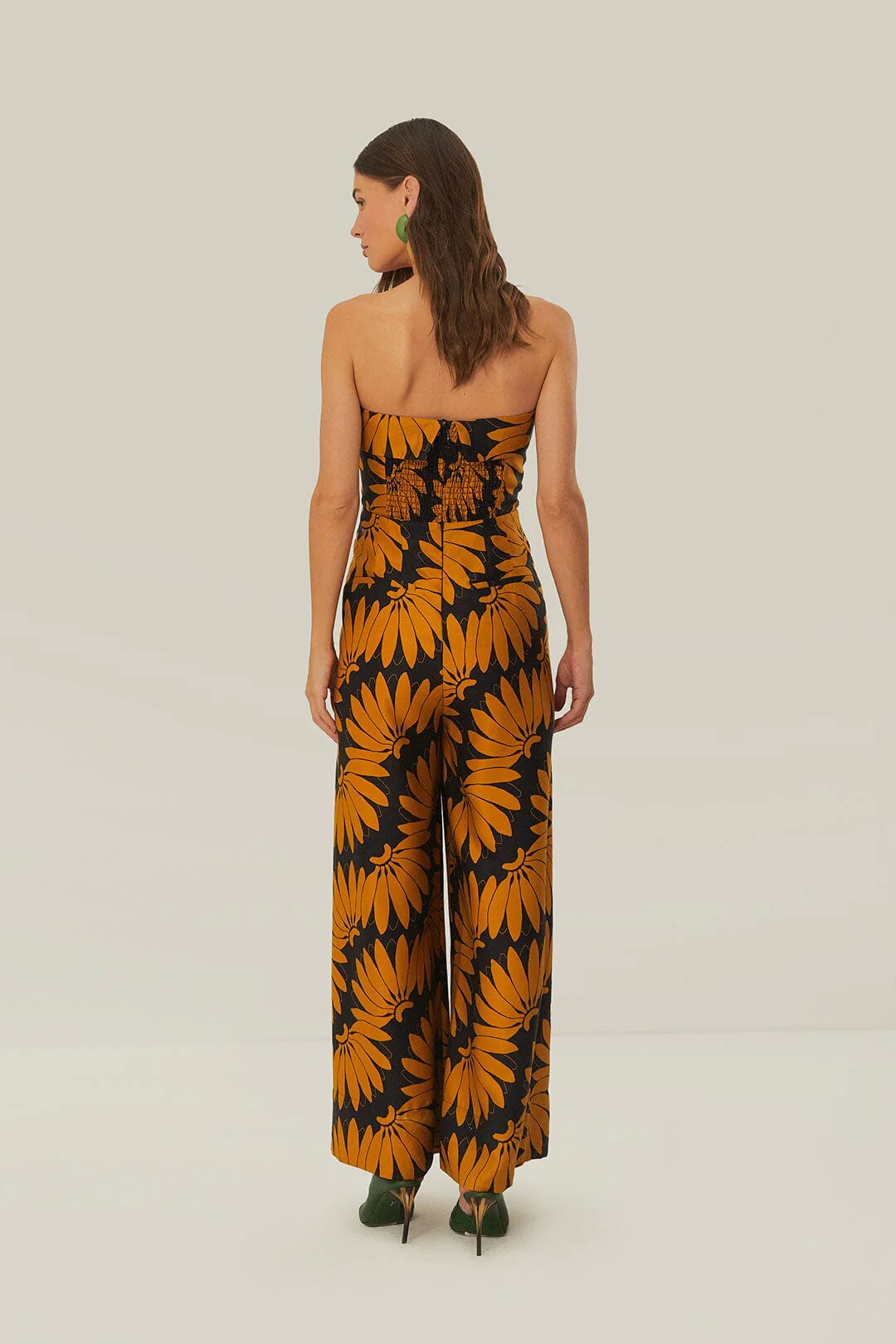 Yellow Copabanana Strapless Jumpsuit - Image 4