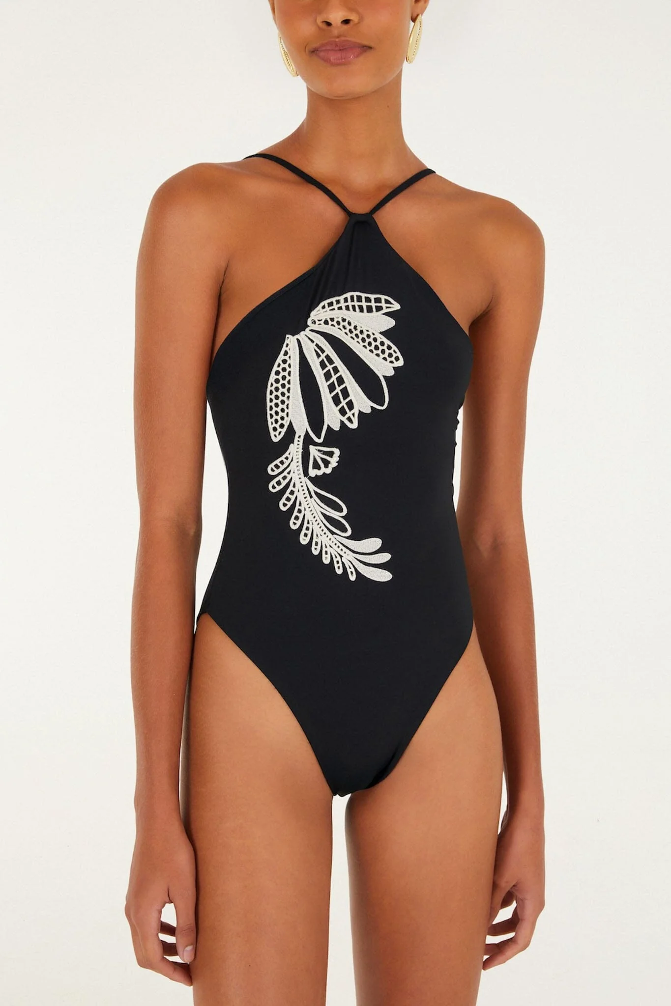 Black Copacabana Beach One Piece - Image 2