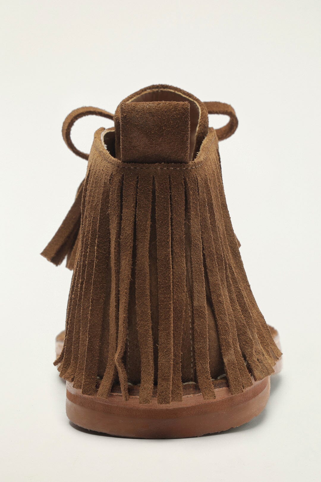 Brown Fringes Suede Desert Boot - Image 3