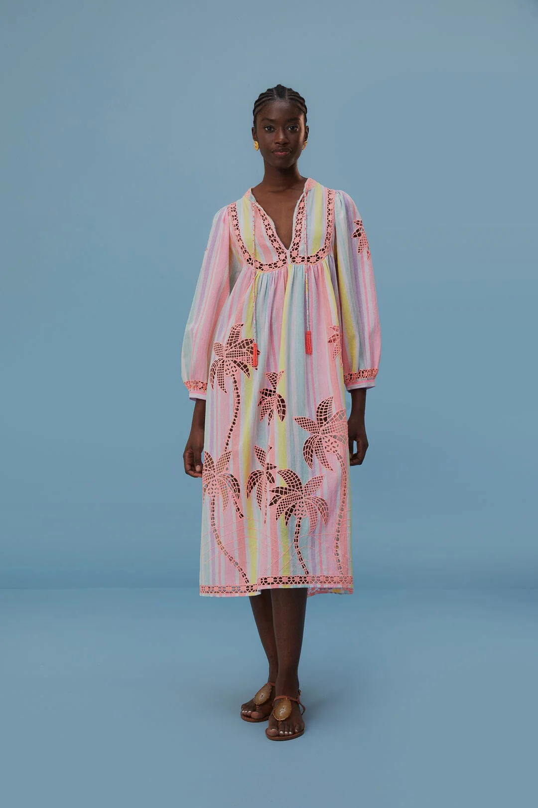 Embroidered Coconut Richelieu Cover-Up - Image 3