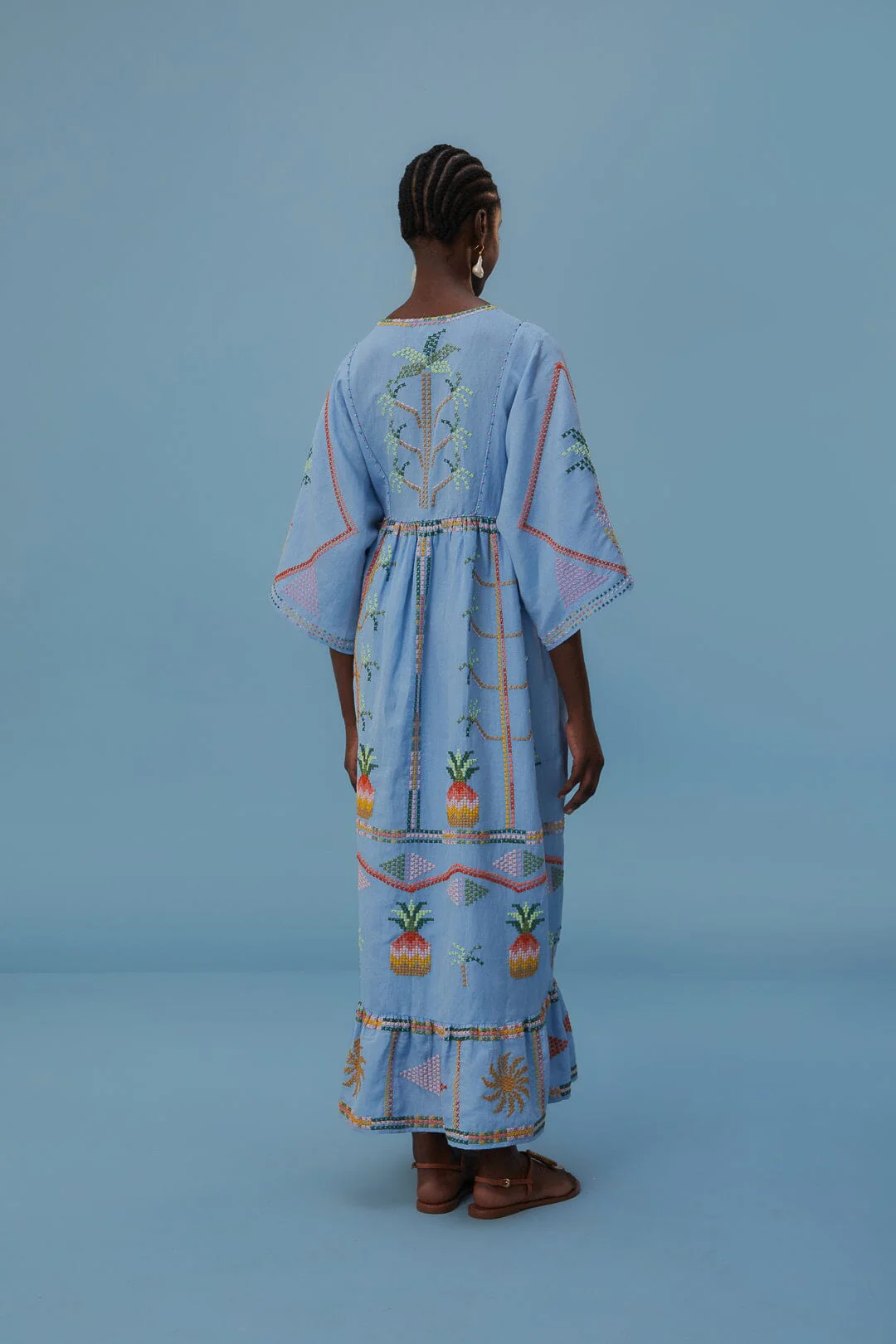 Embroidered Pineapple Cover-Up - Image 4