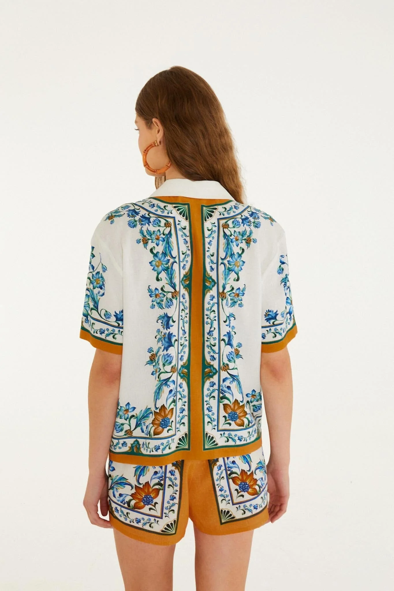 Off-White Flora Tile Blouse - Image 3