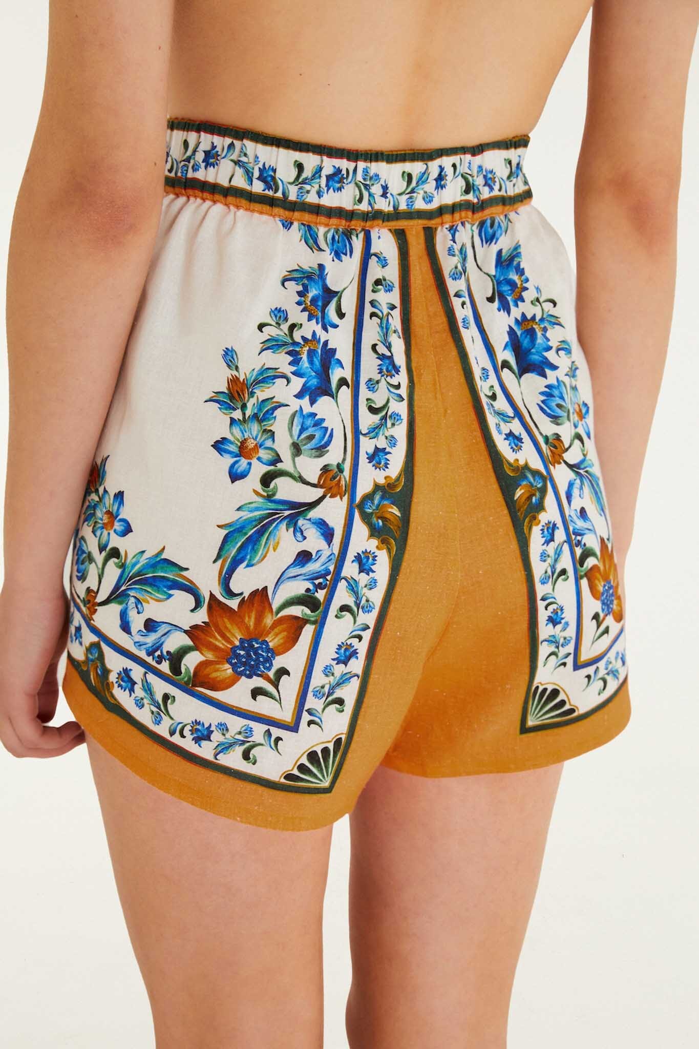 Off-White Flora Tile Shorts - Image 3