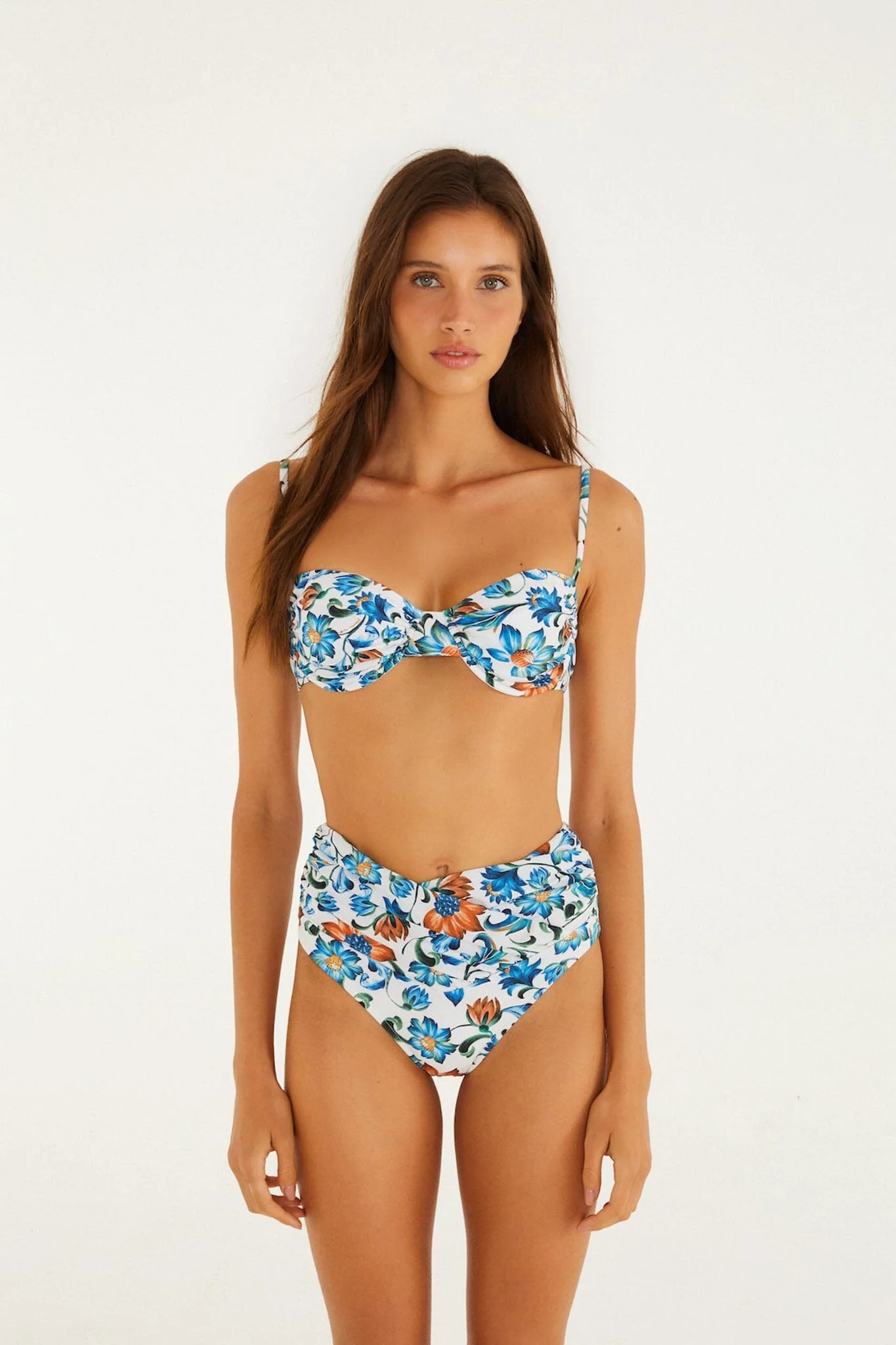 Off-White Flora Tile Underwire Bikini Top - Image 2