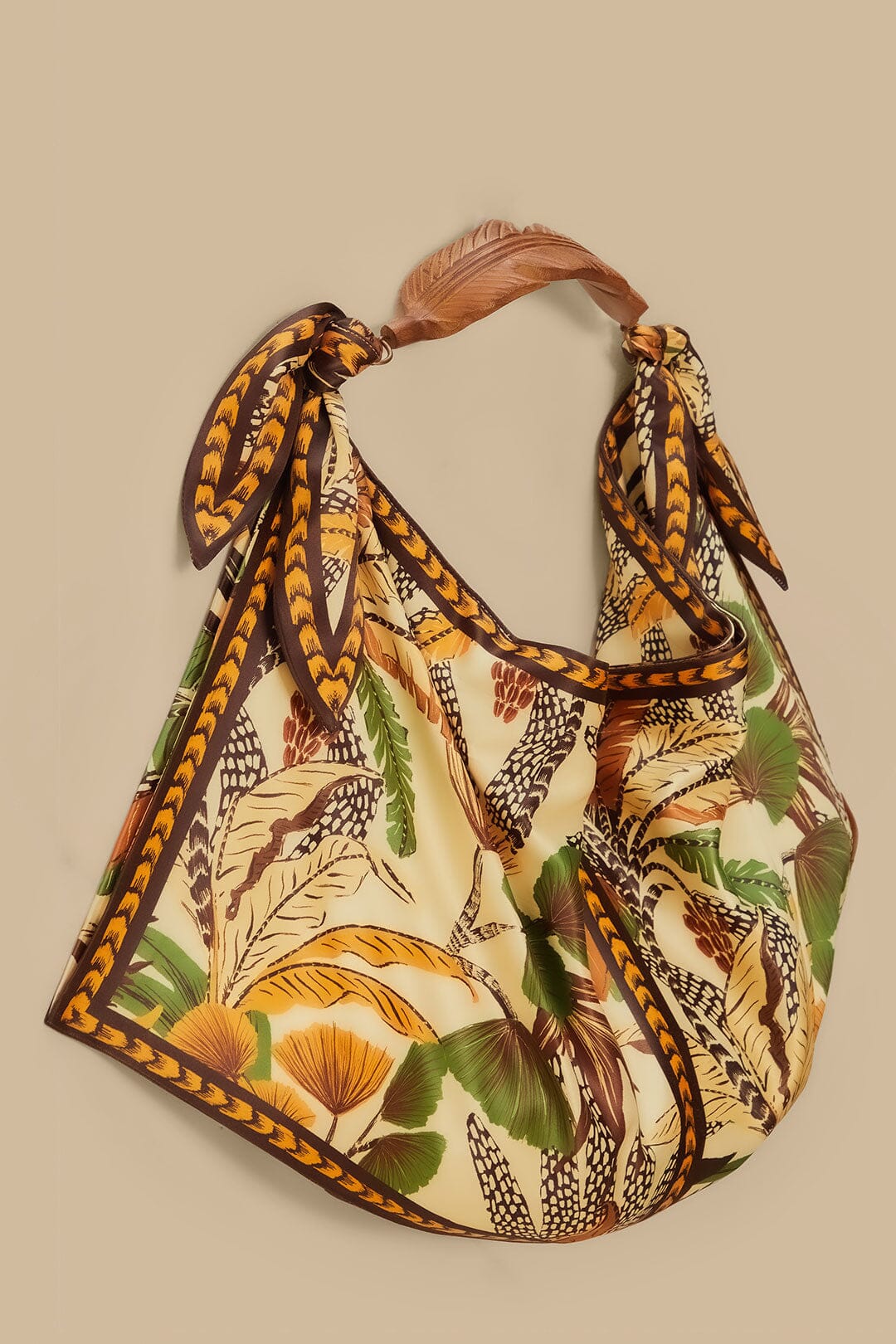 Foliage Sketch Scarf Tote Bag - Image 3
