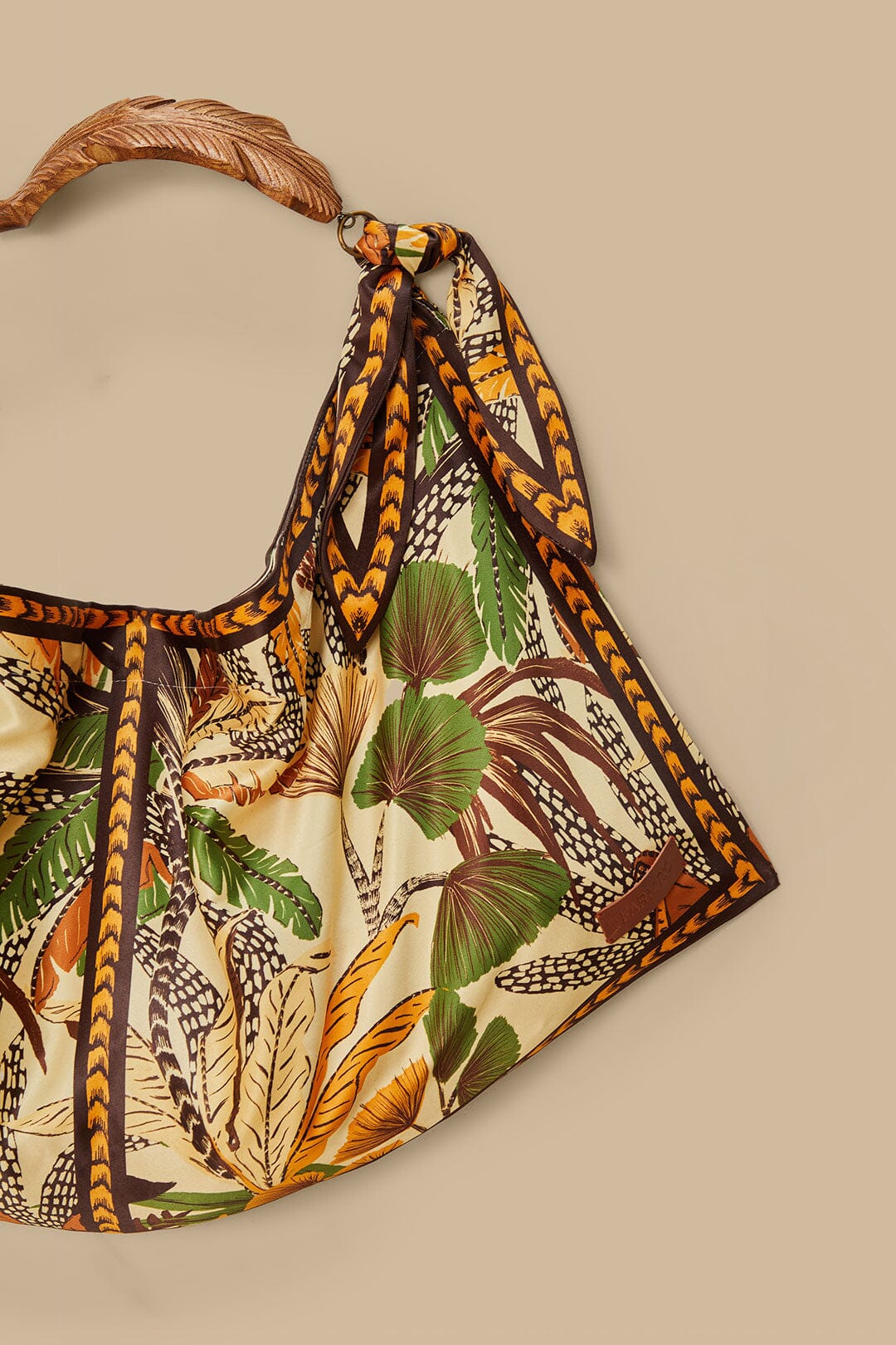 Foliage Sketch Scarf Tote Bag - Image 6