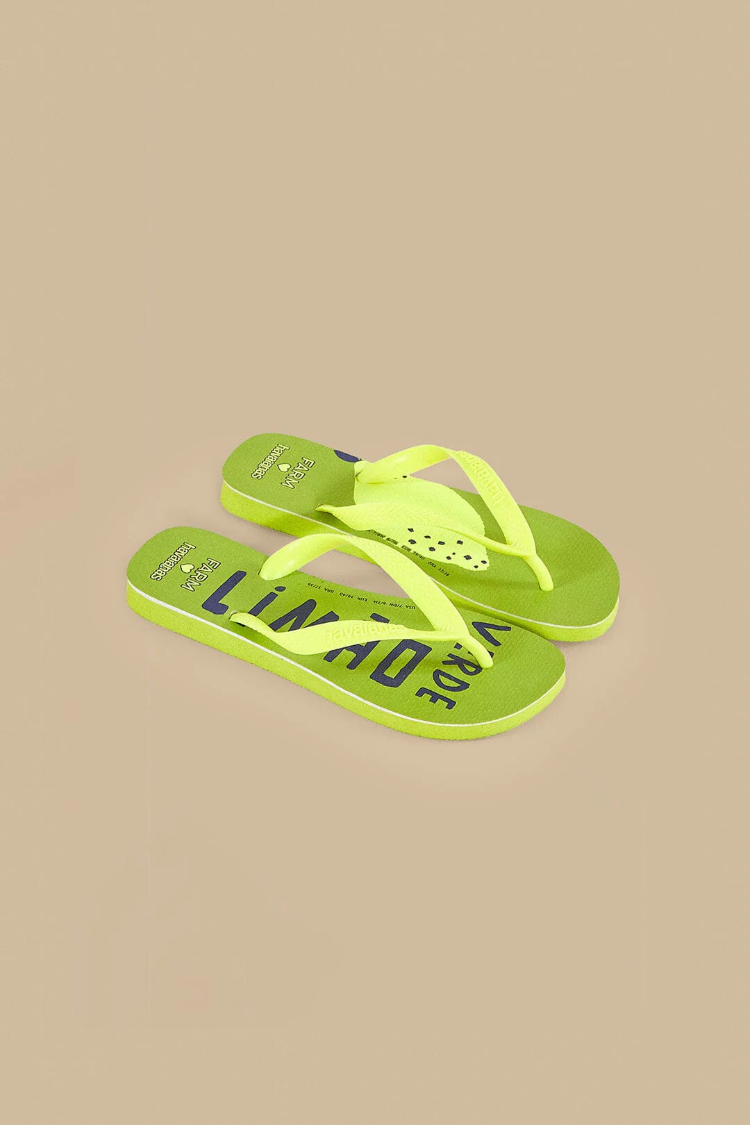Green Lime Havaianas Sandals - Image 2