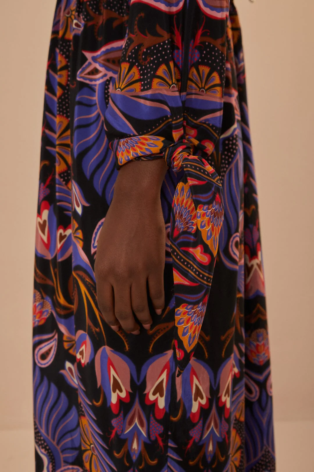 Black Heart Forest Maxi Dress - Image 3