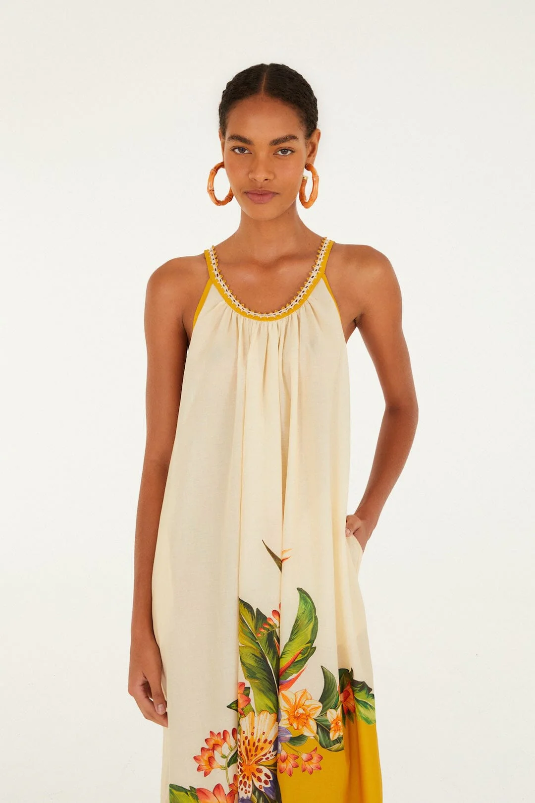 Light Blush Hilo Stripes Maxi Dress - Image 4