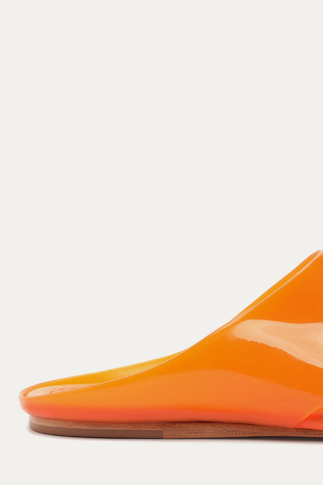 Orange Jelly Flat Sandal - Image 6
