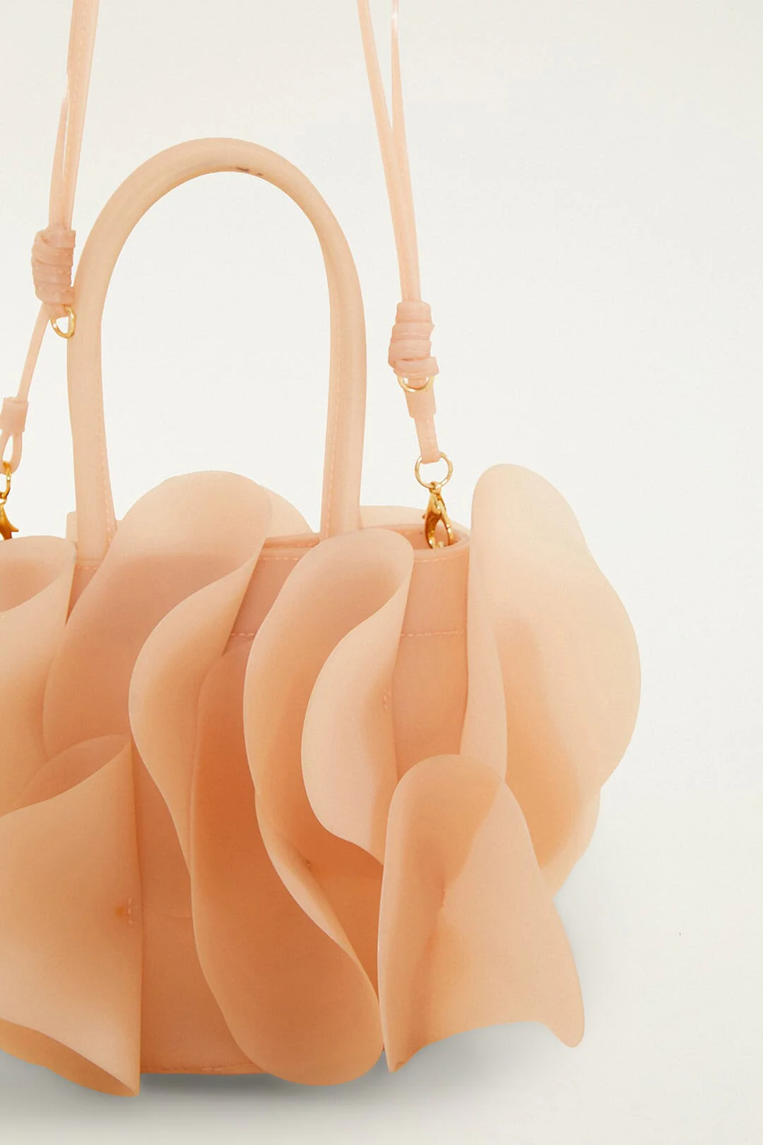 Peach Jelly Flower Bag - Image 4