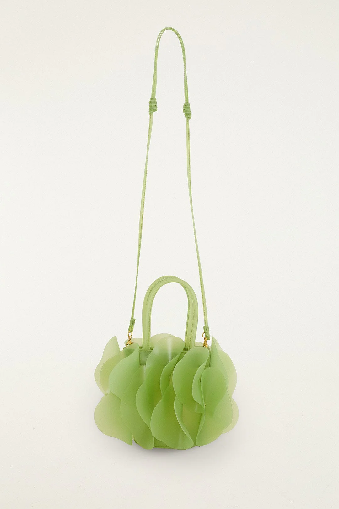 Green Jelly Flower Bag - Image 4
