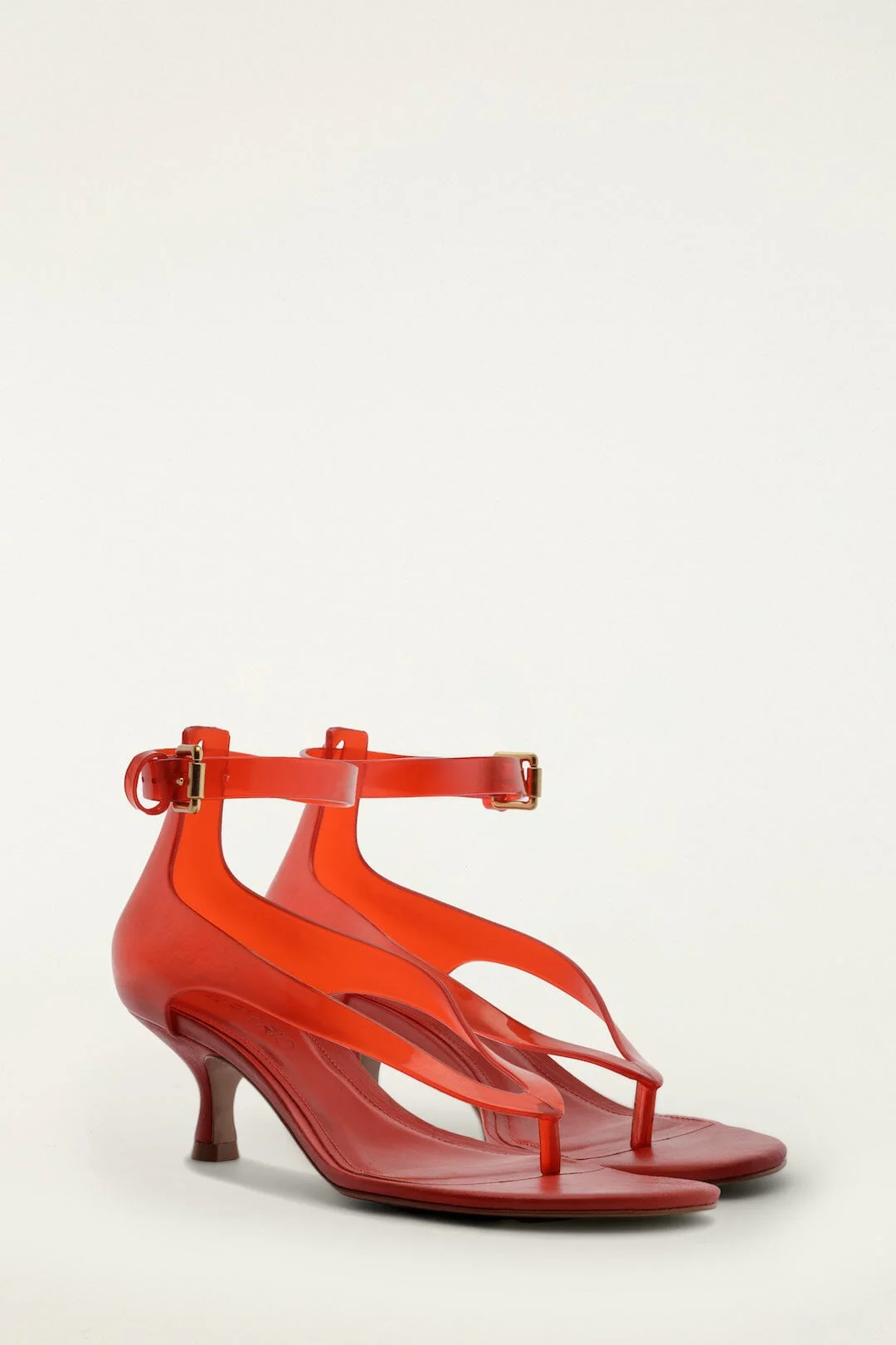 Red Jelly Heel Sandal - Image 3