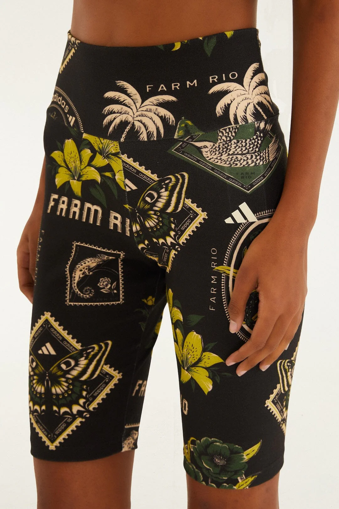 Label Garden Black Adidas Bike Short - Image 3