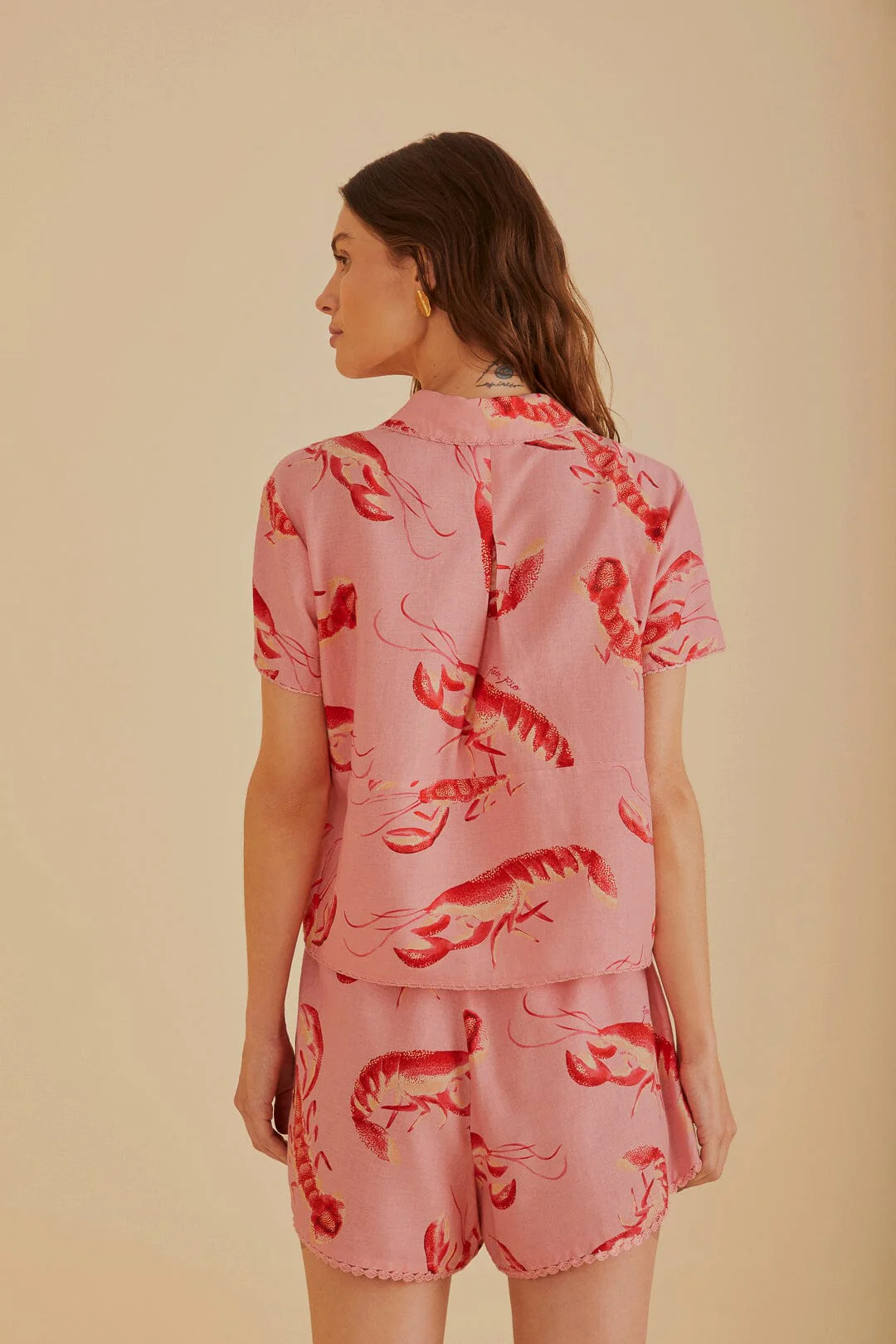 Pink Lobsters Shirt - Image 4