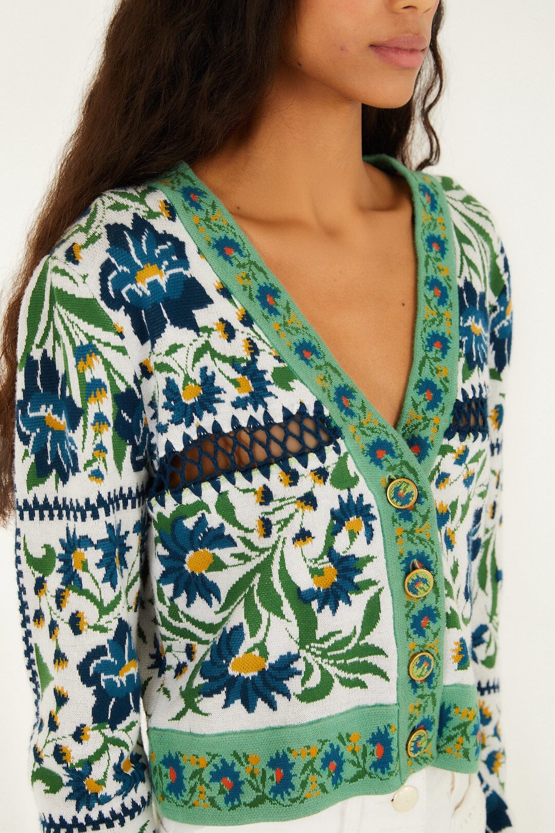 Off-White Manoela Buttoned Knit Cardigan - Image 2