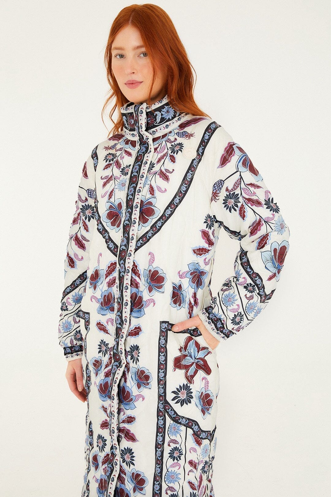Black Marcelle Reversible Maxi Puffer Jacket - Image 4
