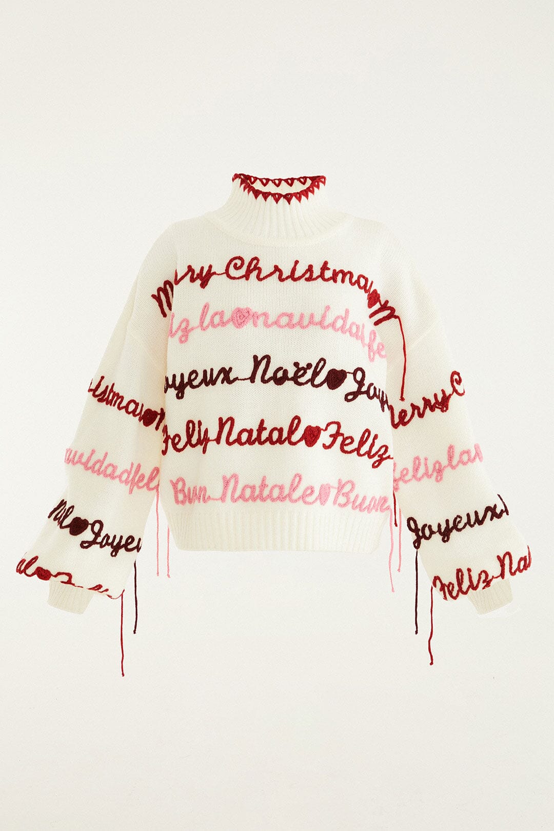 Off-White Merry Christmas Knit Sweater - Image 4
