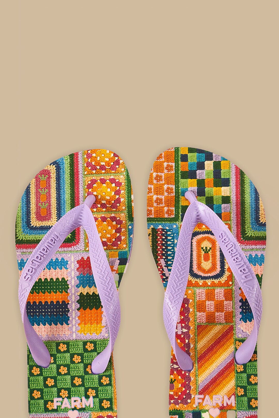 Mixed Crochet Havaianas Sandals - Image 3